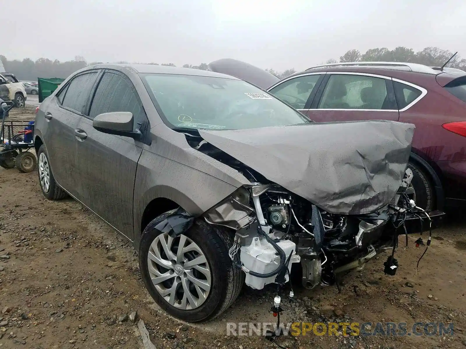 1 Photograph of a damaged car 2T1BURHE9KC207738 TOYOTA COROLLA 2019