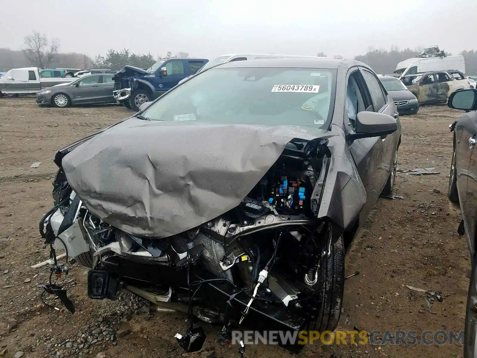 2 Photograph of a damaged car 2T1BURHE9KC207738 TOYOTA COROLLA 2019