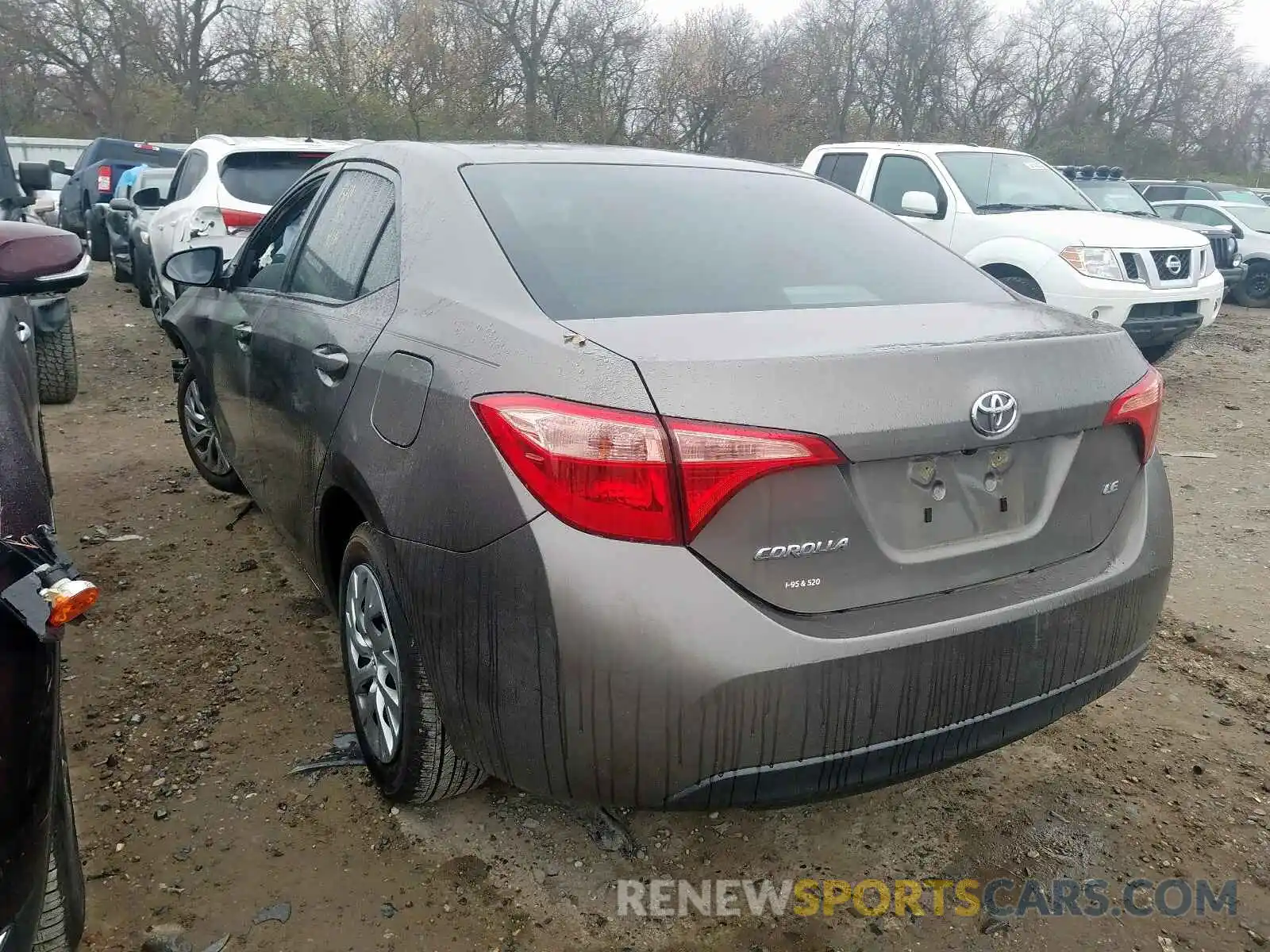 3 Photograph of a damaged car 2T1BURHE9KC207738 TOYOTA COROLLA 2019