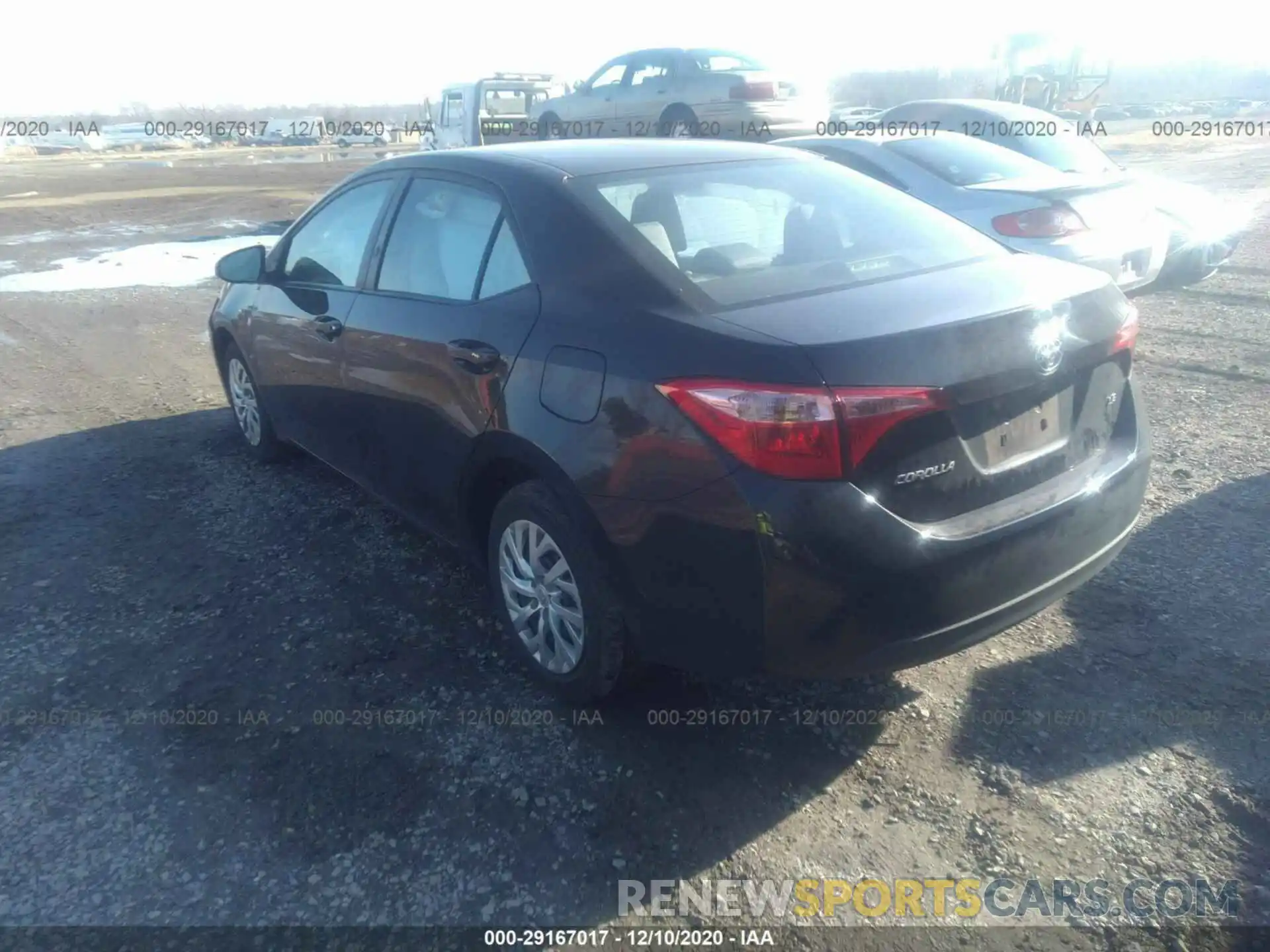 3 Photograph of a damaged car 2T1BURHE9KC208288 TOYOTA COROLLA 2019