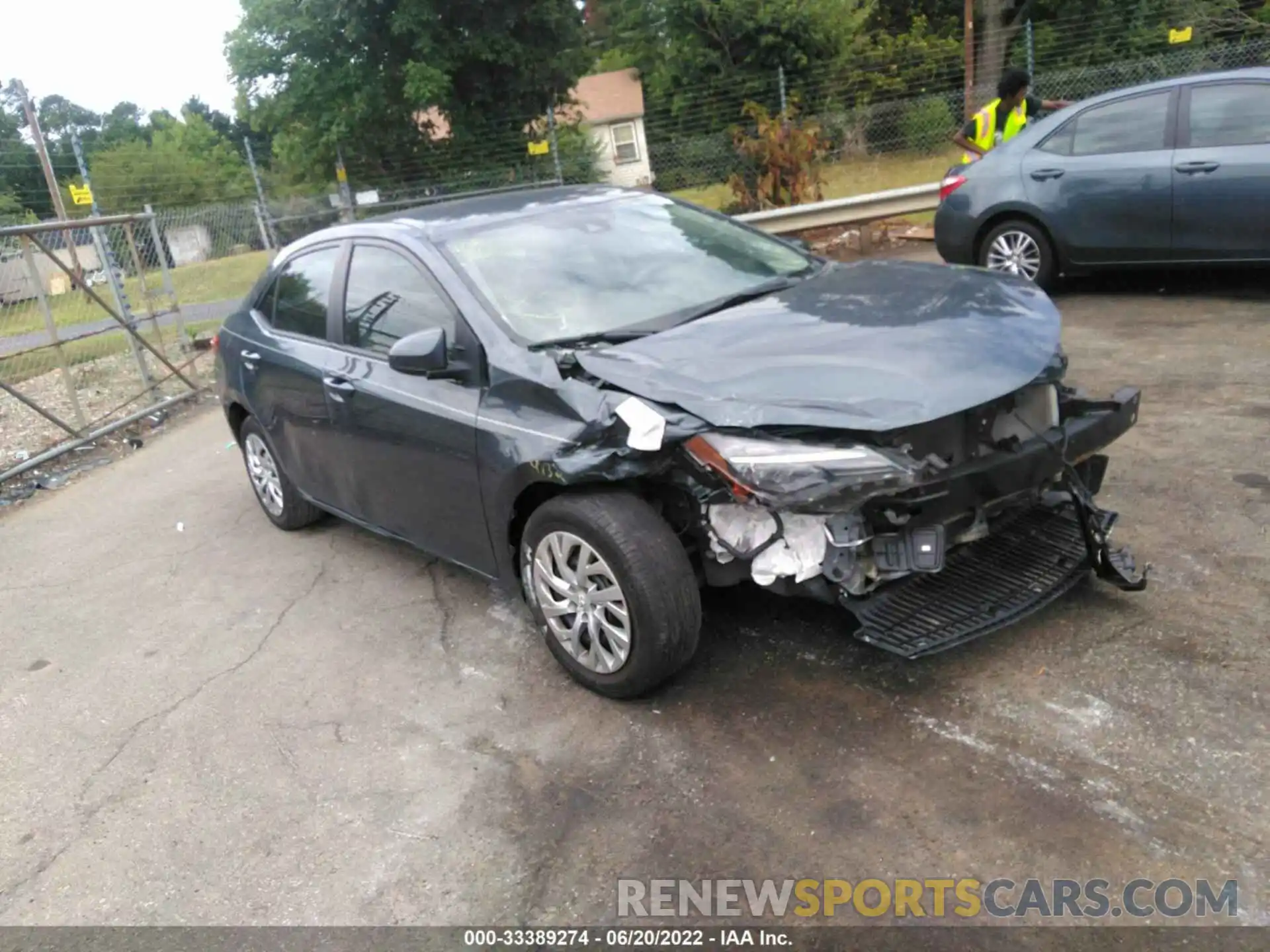 1 Photograph of a damaged car 2T1BURHE9KC208534 TOYOTA COROLLA 2019