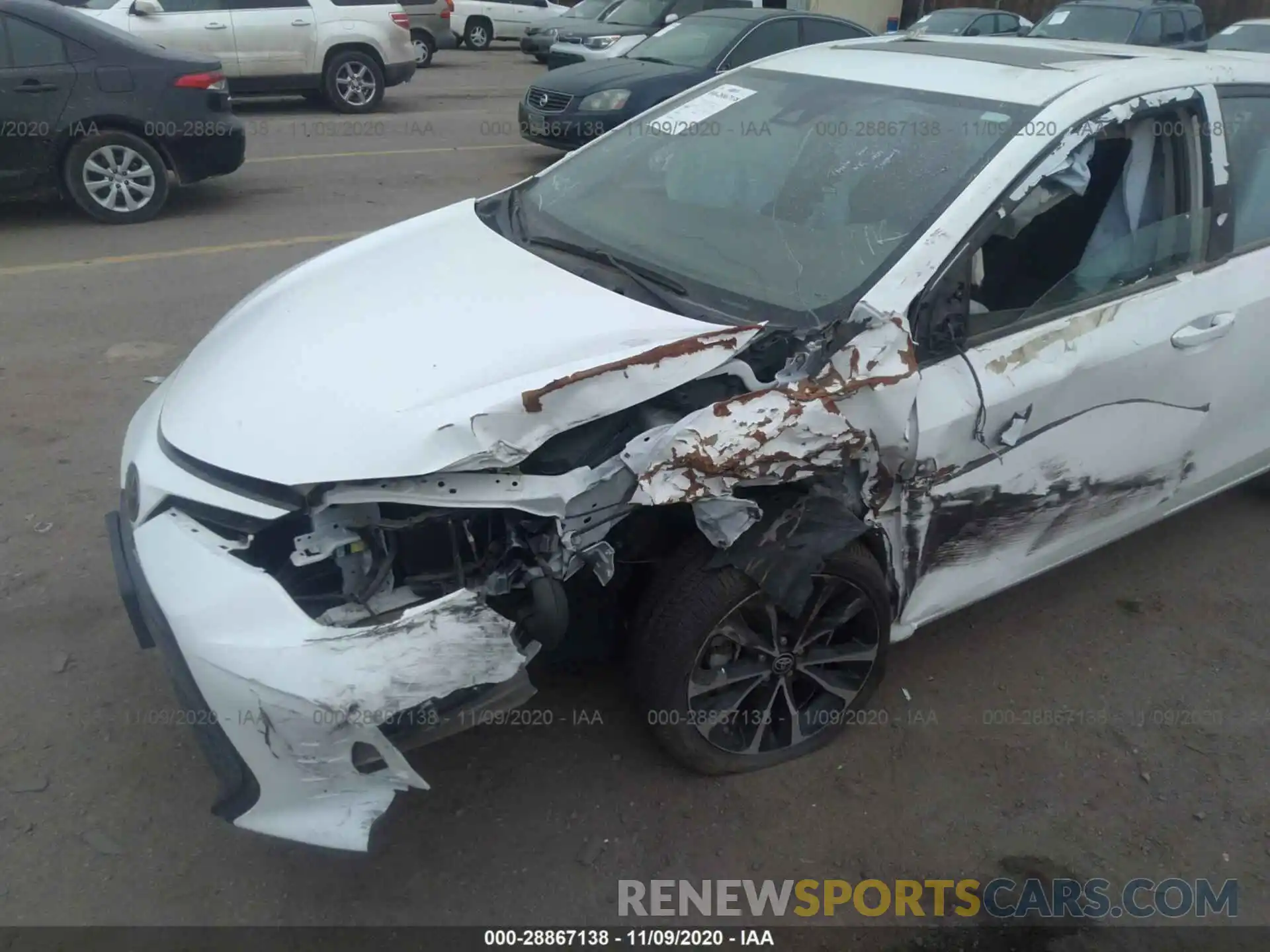 6 Photograph of a damaged car 2T1BURHE9KC209263 TOYOTA COROLLA 2019