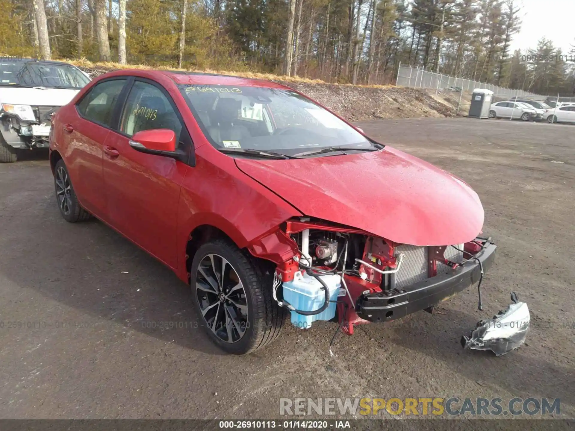 1 Photograph of a damaged car 2T1BURHE9KC209425 TOYOTA COROLLA 2019