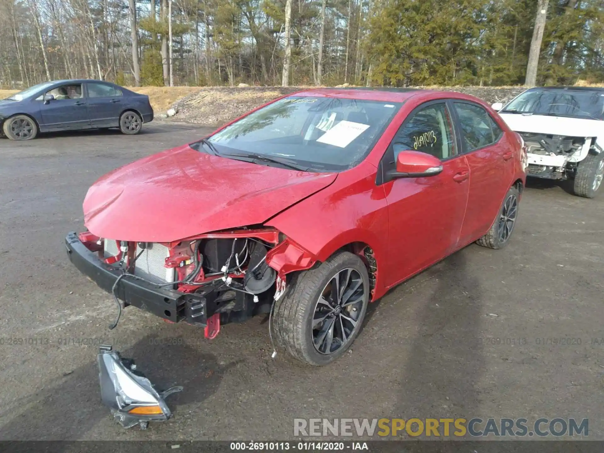 2 Photograph of a damaged car 2T1BURHE9KC209425 TOYOTA COROLLA 2019