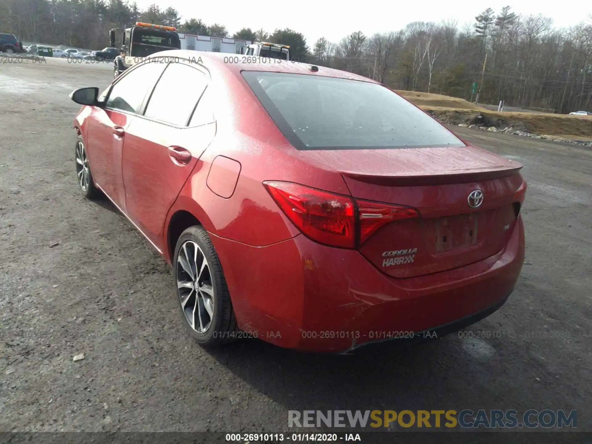 3 Photograph of a damaged car 2T1BURHE9KC209425 TOYOTA COROLLA 2019