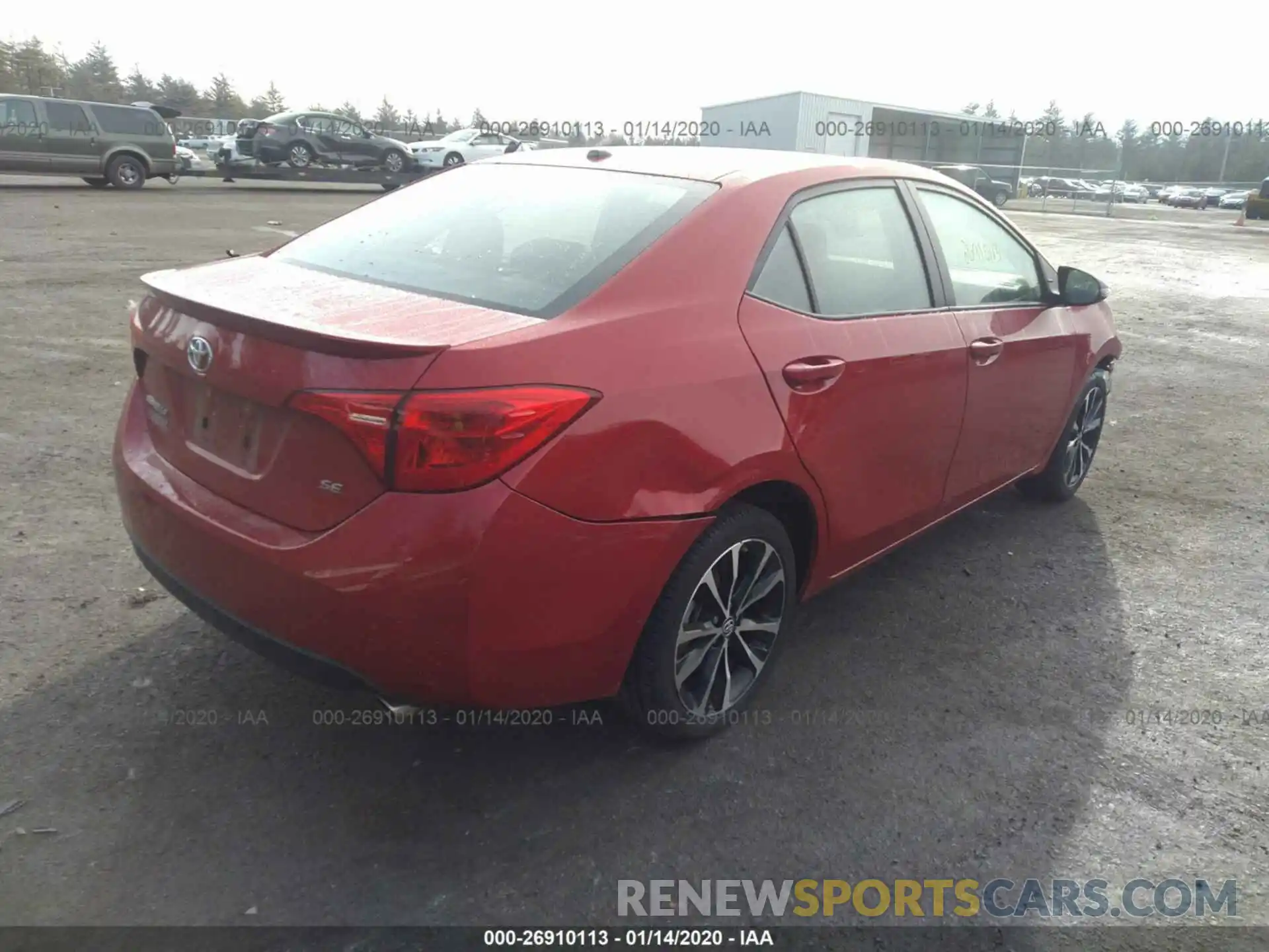 4 Photograph of a damaged car 2T1BURHE9KC209425 TOYOTA COROLLA 2019