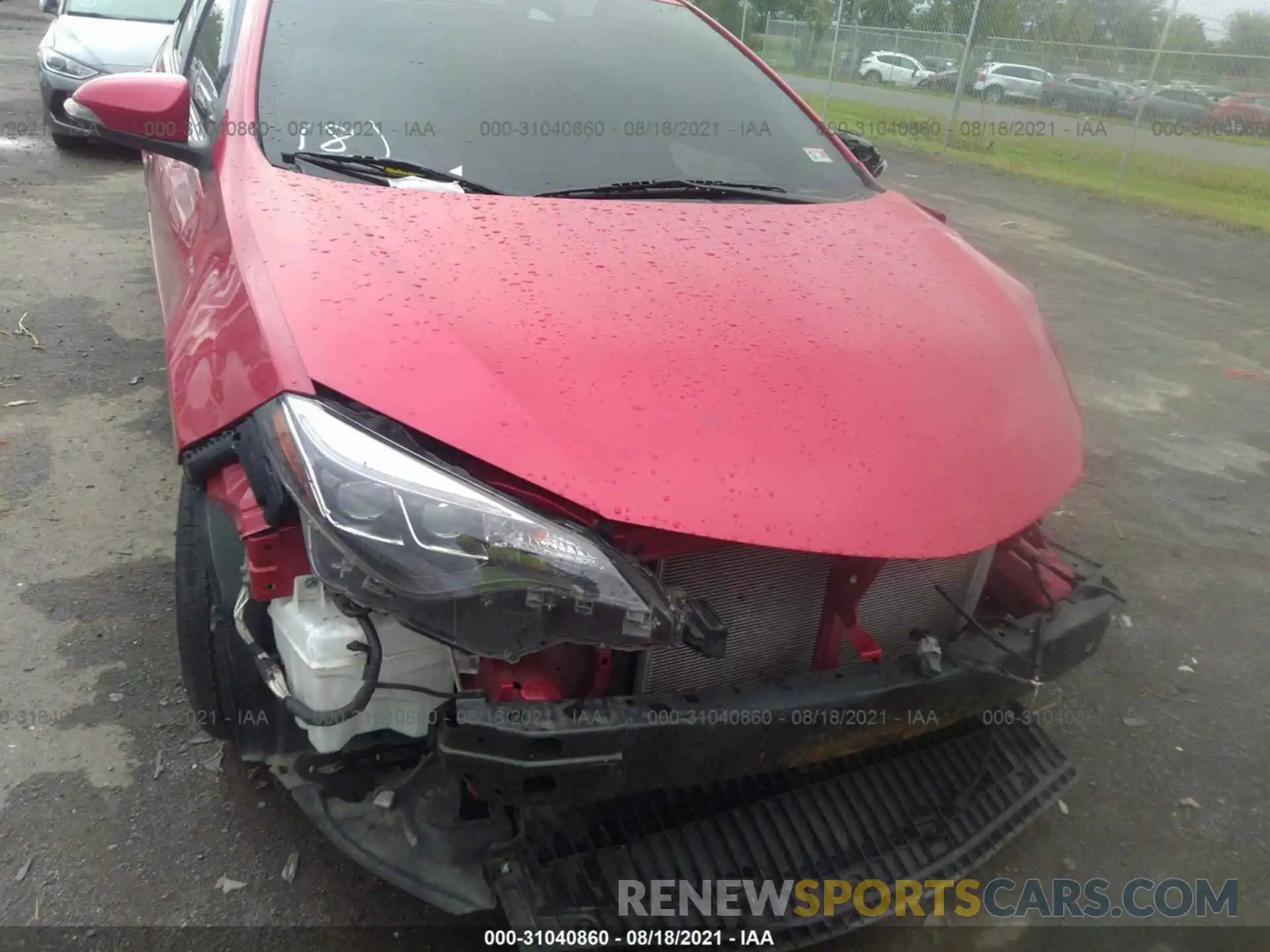 6 Photograph of a damaged car 2T1BURHE9KC209604 TOYOTA COROLLA 2019