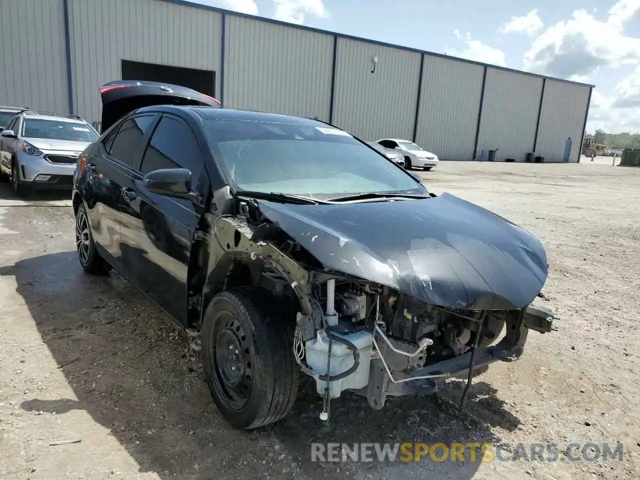 1 Photograph of a damaged car 2T1BURHE9KC209845 TOYOTA COROLLA 2019