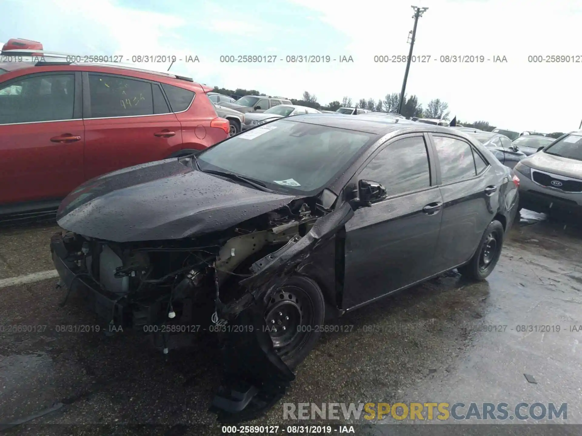 2 Photograph of a damaged car 2T1BURHE9KC210140 TOYOTA COROLLA 2019