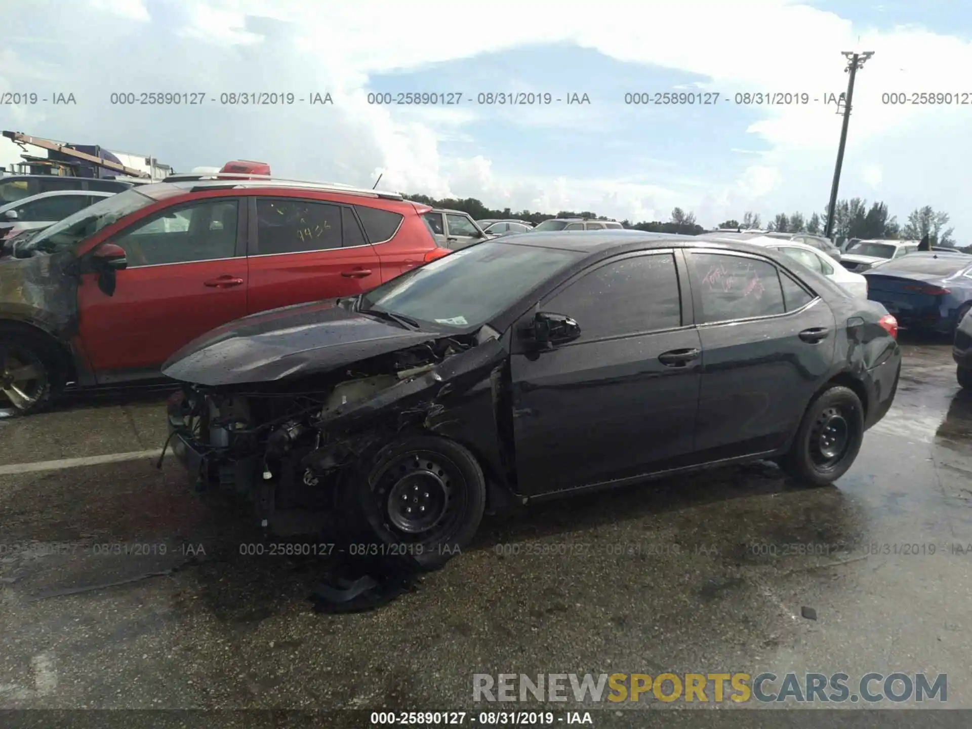 6 Photograph of a damaged car 2T1BURHE9KC210140 TOYOTA COROLLA 2019