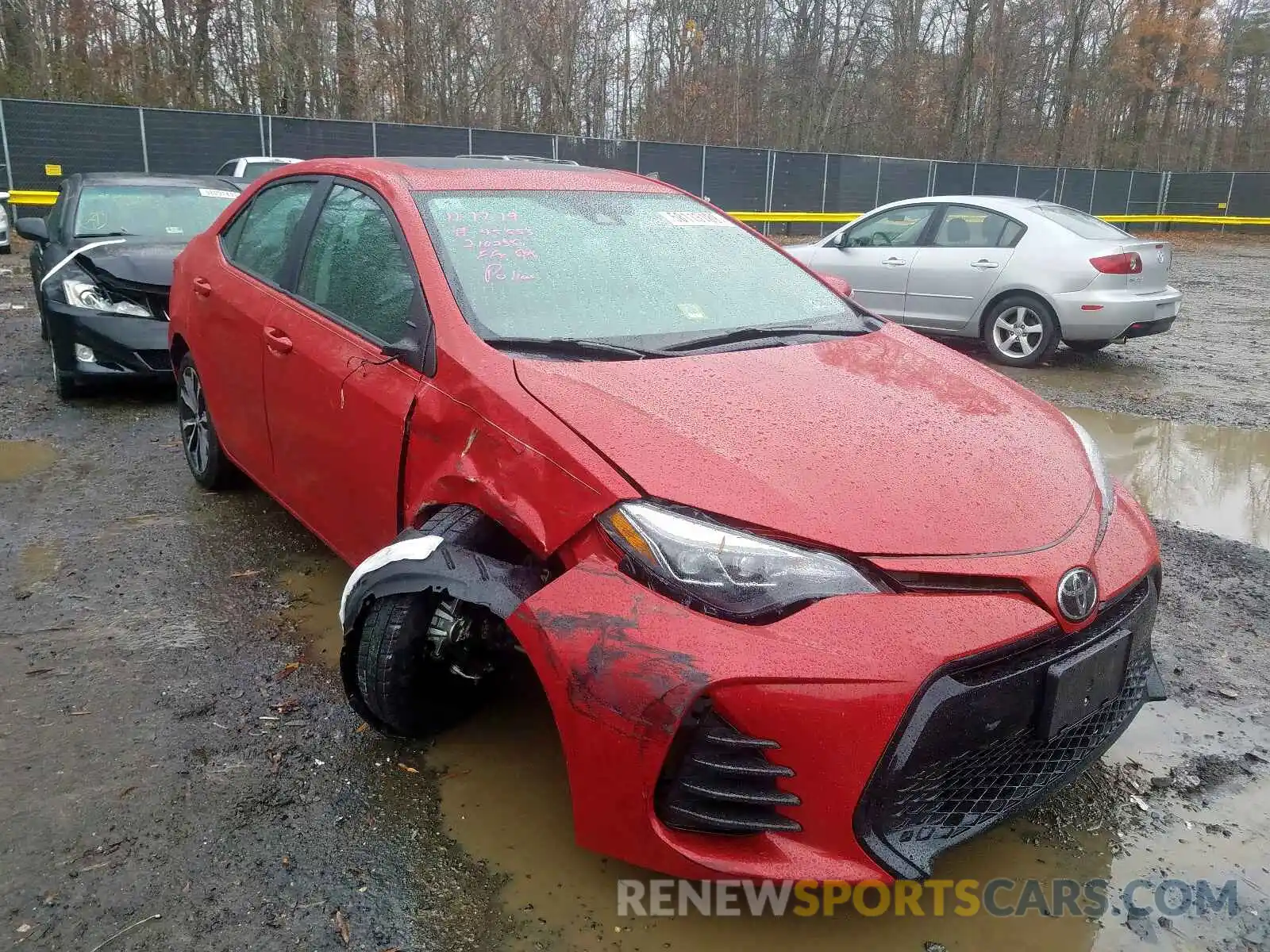 1 Photograph of a damaged car 2T1BURHE9KC210235 TOYOTA COROLLA 2019