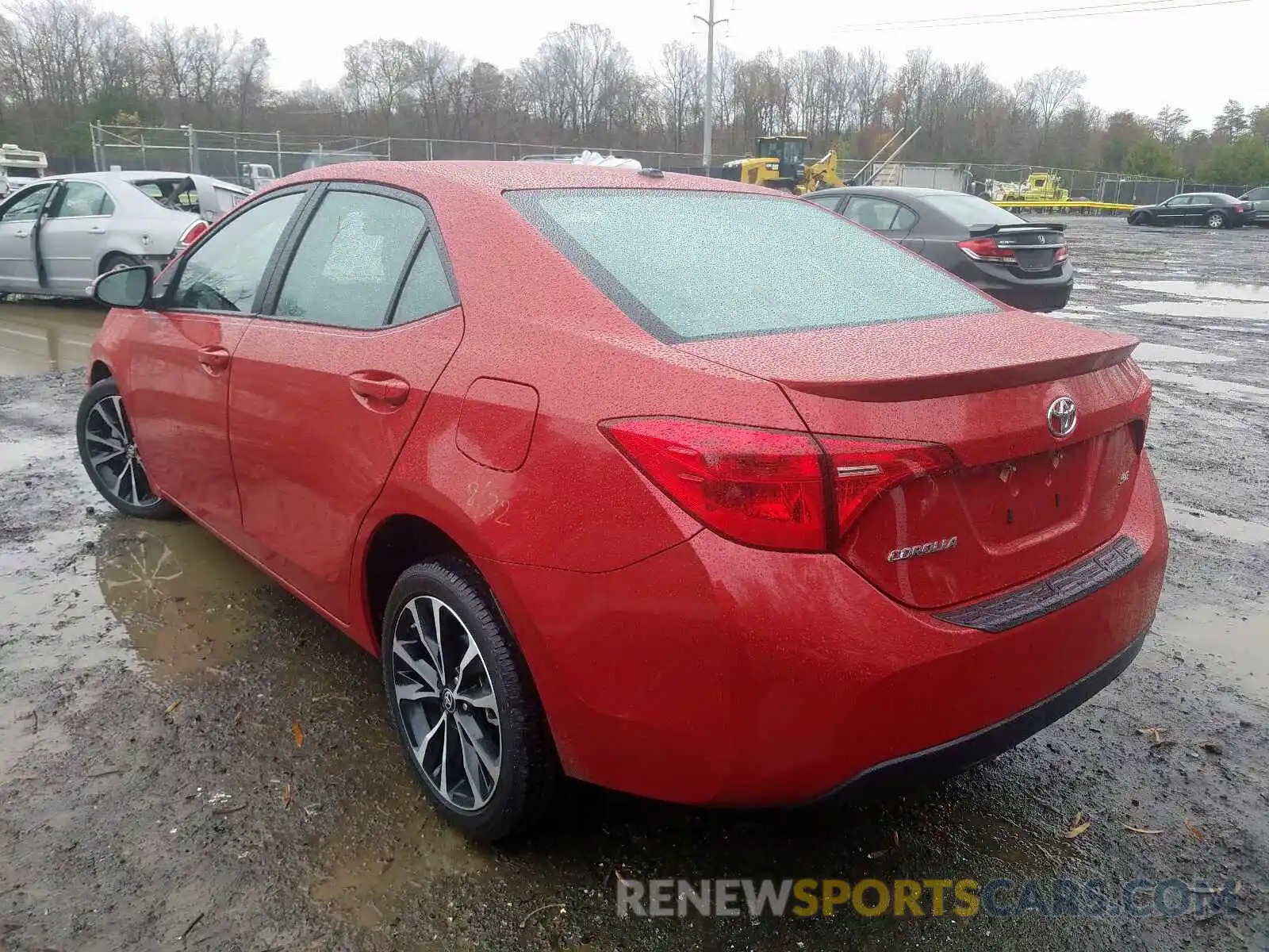 3 Photograph of a damaged car 2T1BURHE9KC210235 TOYOTA COROLLA 2019