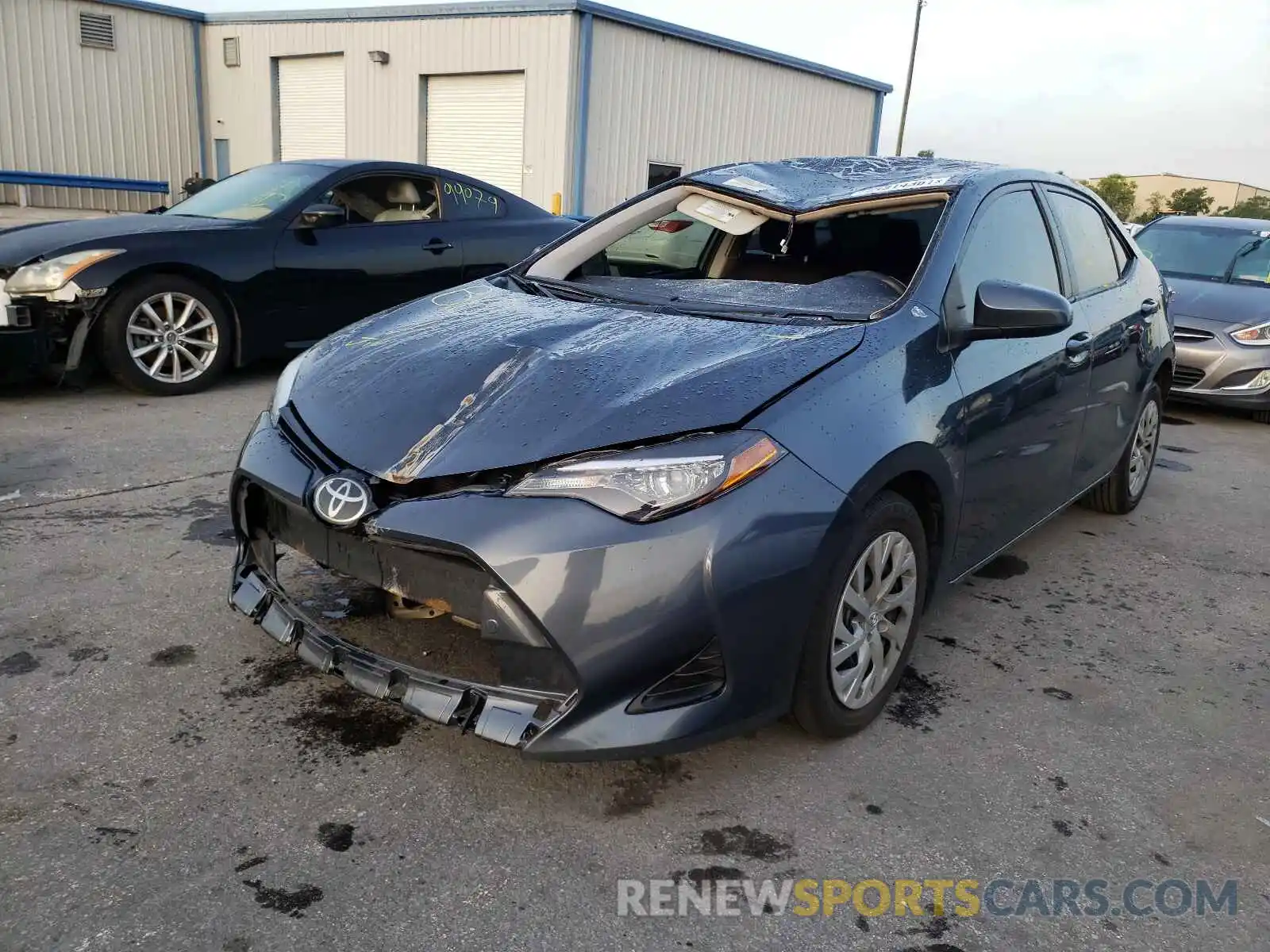 2 Photograph of a damaged car 2T1BURHE9KC210736 TOYOTA COROLLA 2019