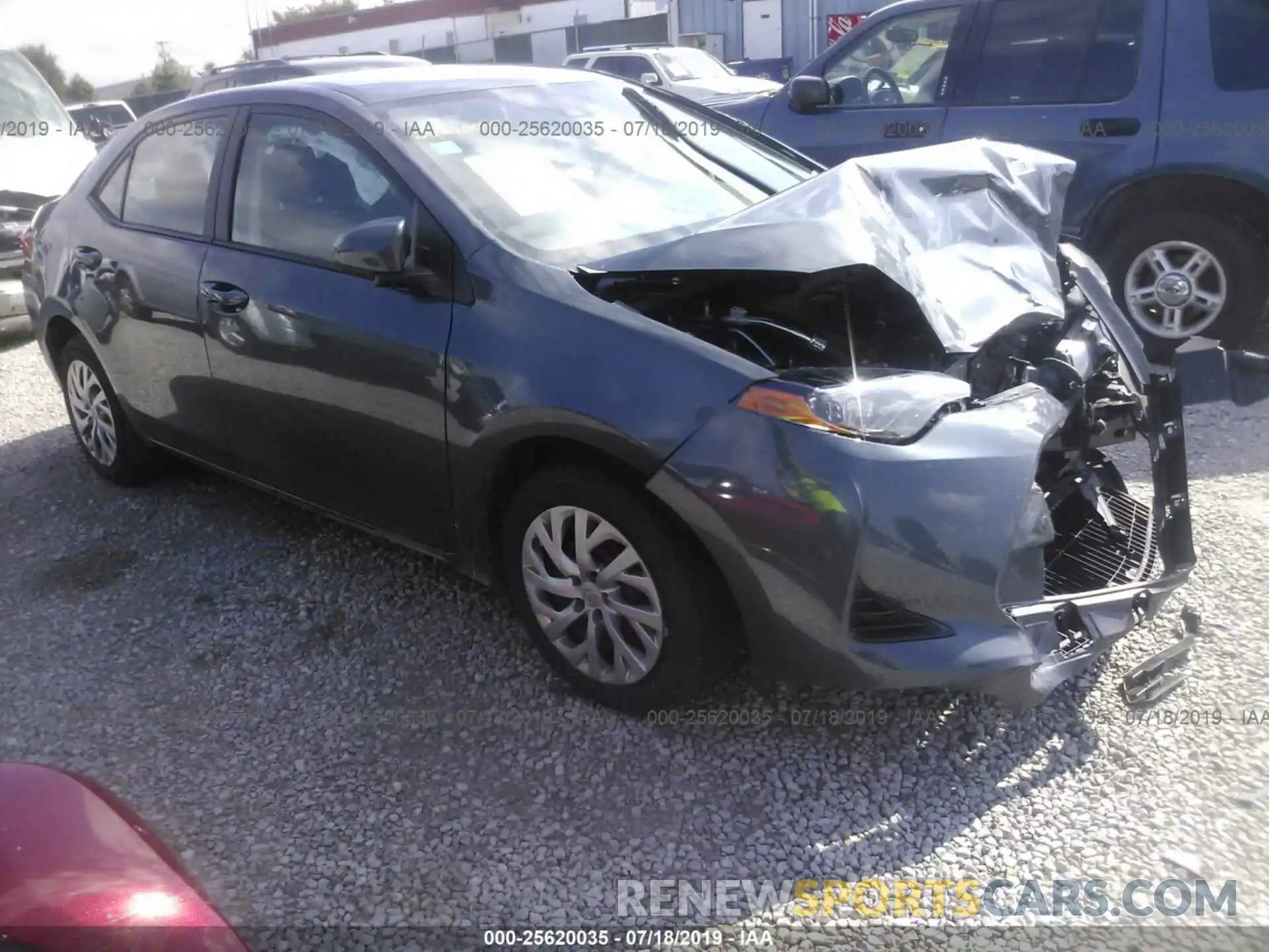 1 Photograph of a damaged car 2T1BURHE9KC210767 TOYOTA COROLLA 2019