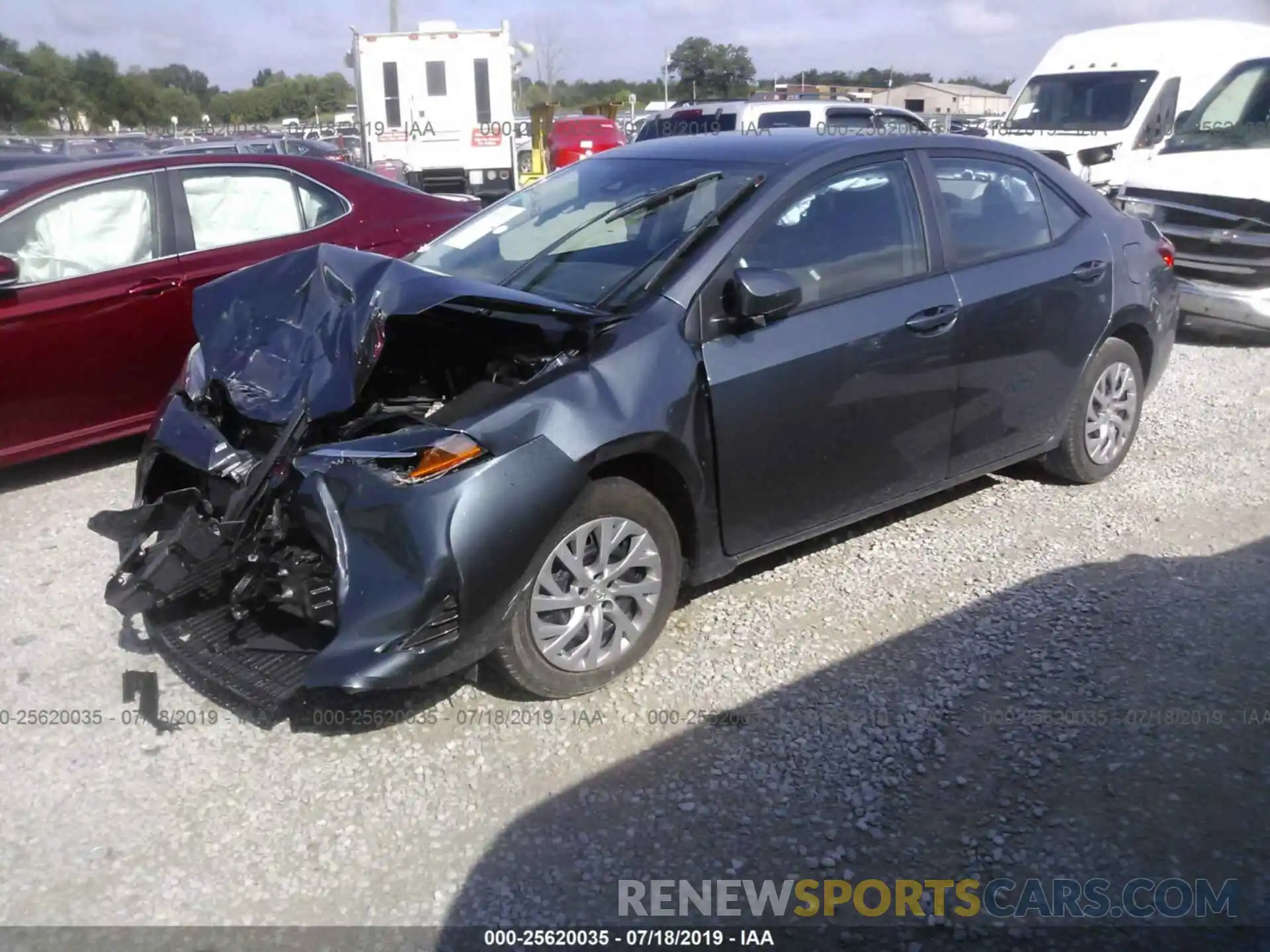 2 Photograph of a damaged car 2T1BURHE9KC210767 TOYOTA COROLLA 2019