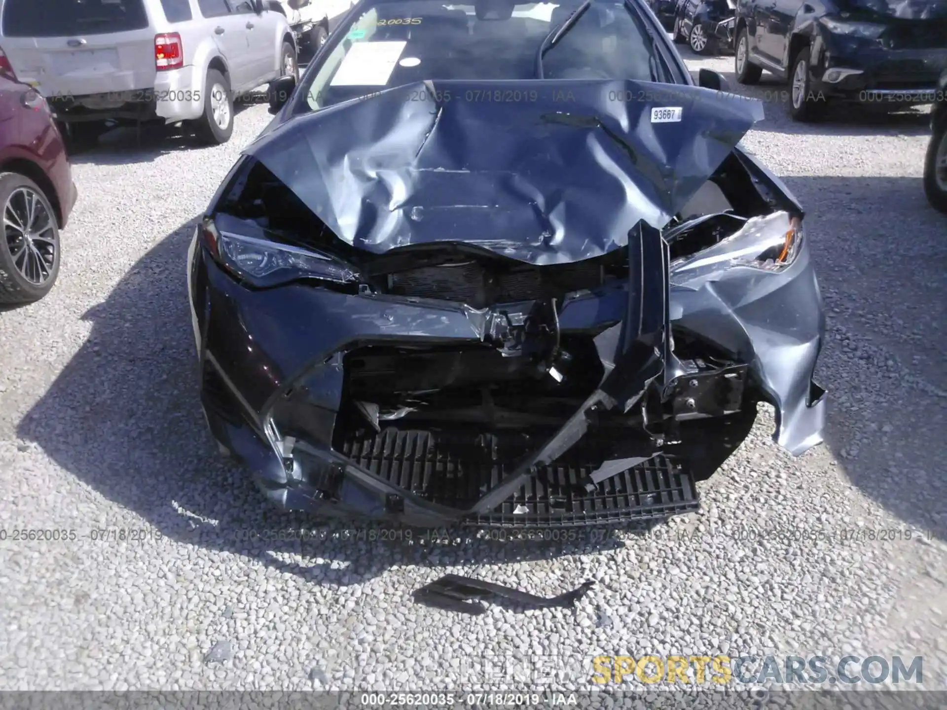 6 Photograph of a damaged car 2T1BURHE9KC210767 TOYOTA COROLLA 2019