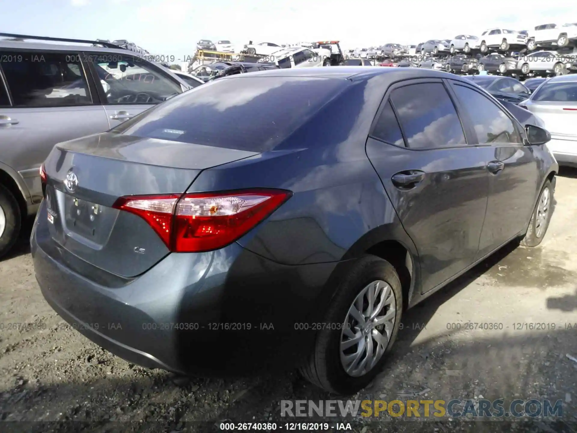 4 Photograph of a damaged car 2T1BURHE9KC211319 TOYOTA COROLLA 2019