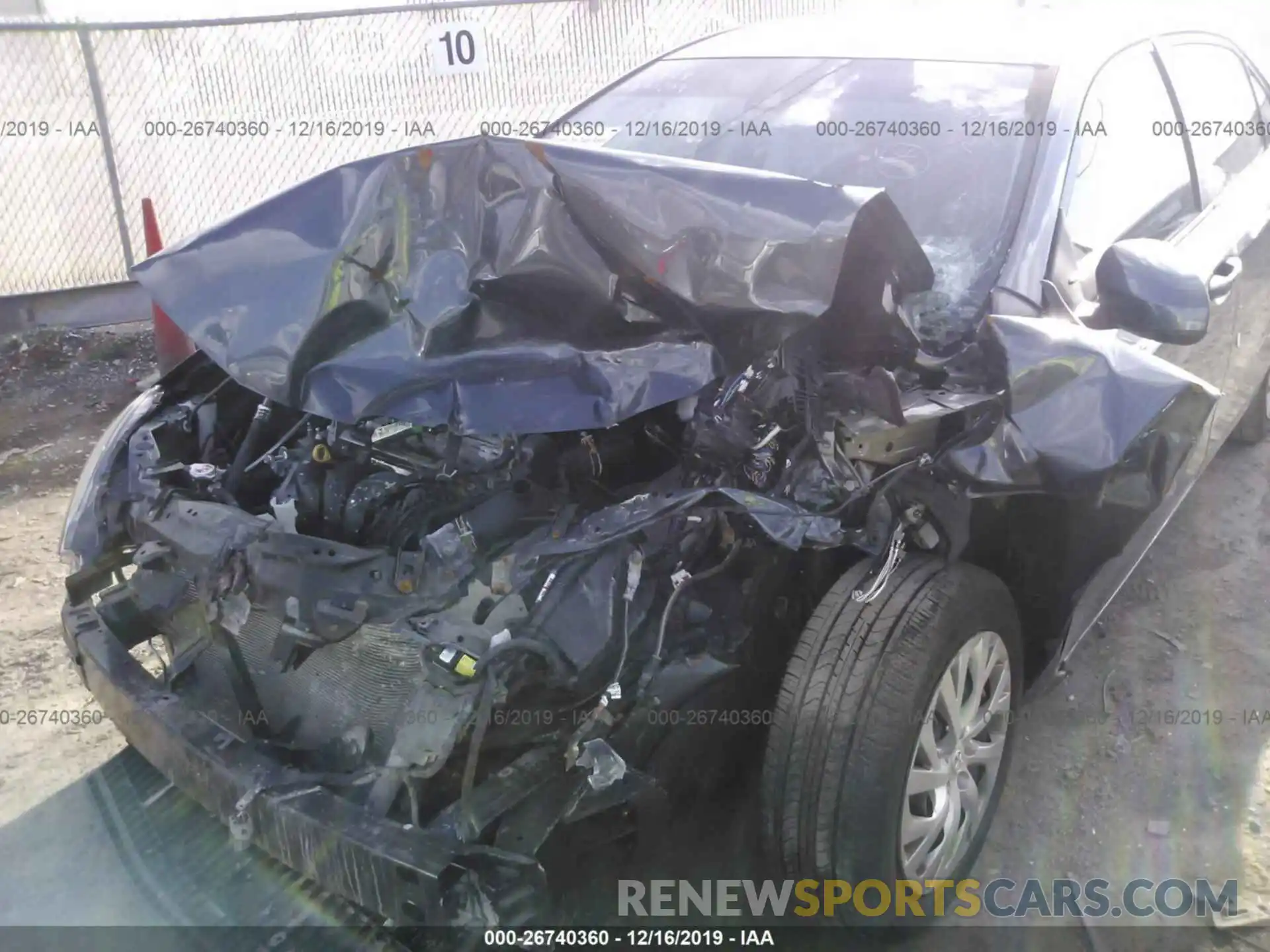 6 Photograph of a damaged car 2T1BURHE9KC211319 TOYOTA COROLLA 2019