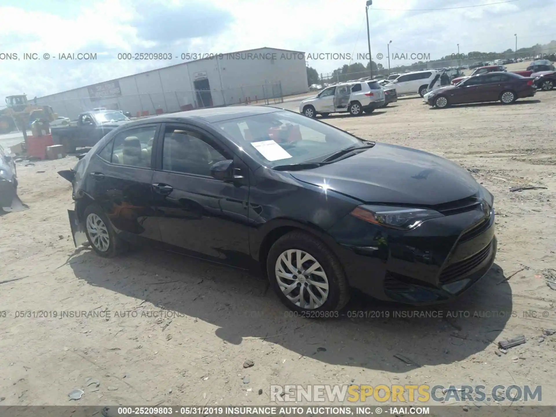 1 Photograph of a damaged car 2T1BURHE9KC211367 TOYOTA COROLLA 2019