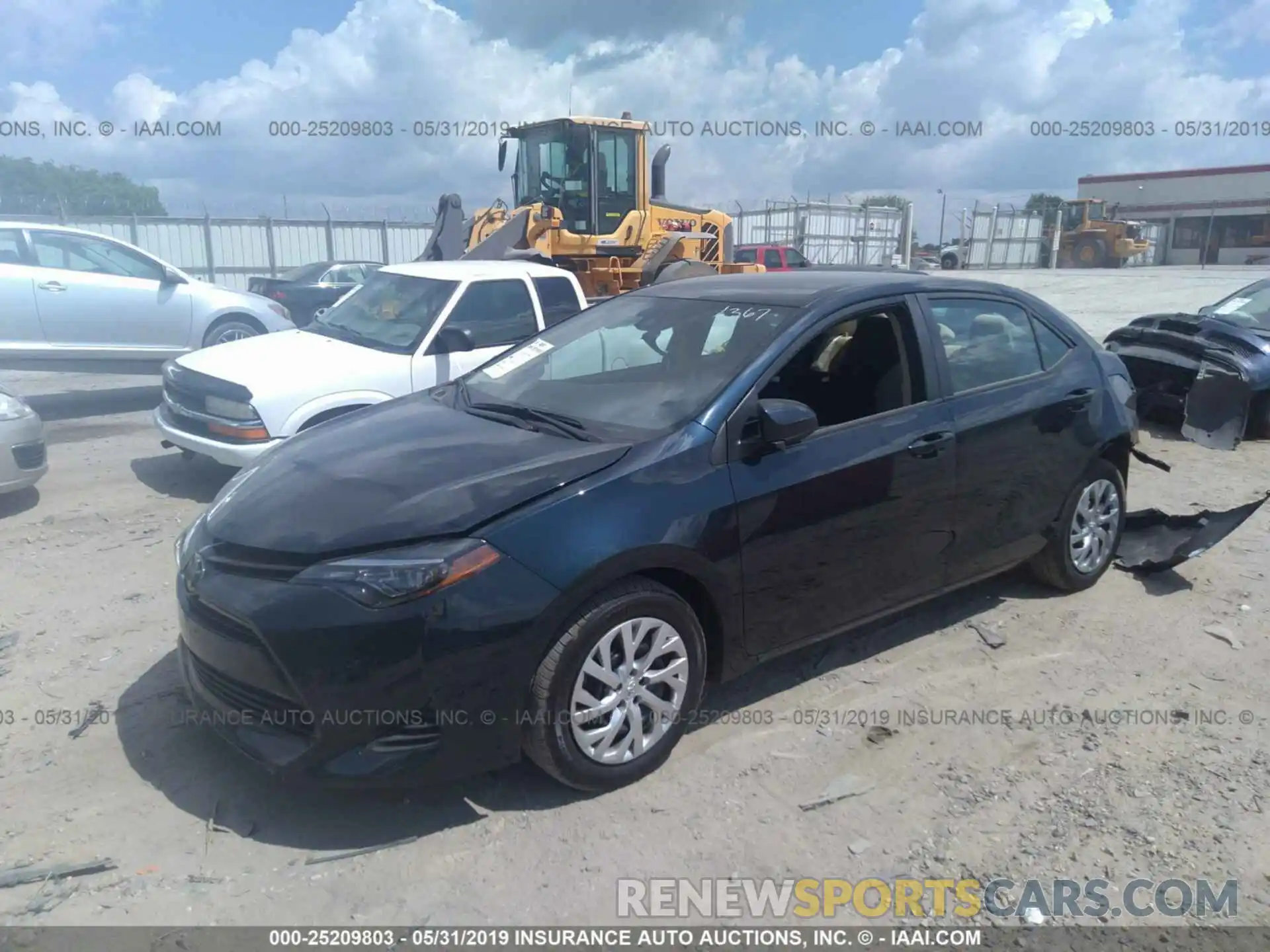 2 Photograph of a damaged car 2T1BURHE9KC211367 TOYOTA COROLLA 2019