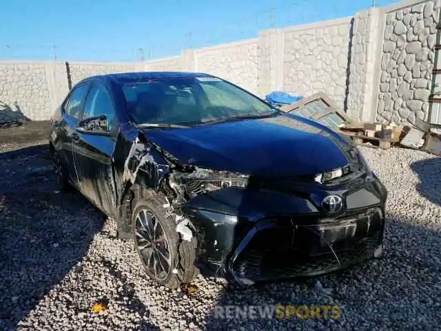 1 Photograph of a damaged car 2T1BURHE9KC211384 TOYOTA COROLLA 2019