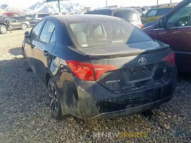 3 Photograph of a damaged car 2T1BURHE9KC211384 TOYOTA COROLLA 2019