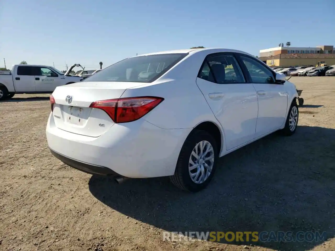 4 Photograph of a damaged car 2T1BURHE9KC211790 TOYOTA COROLLA 2019