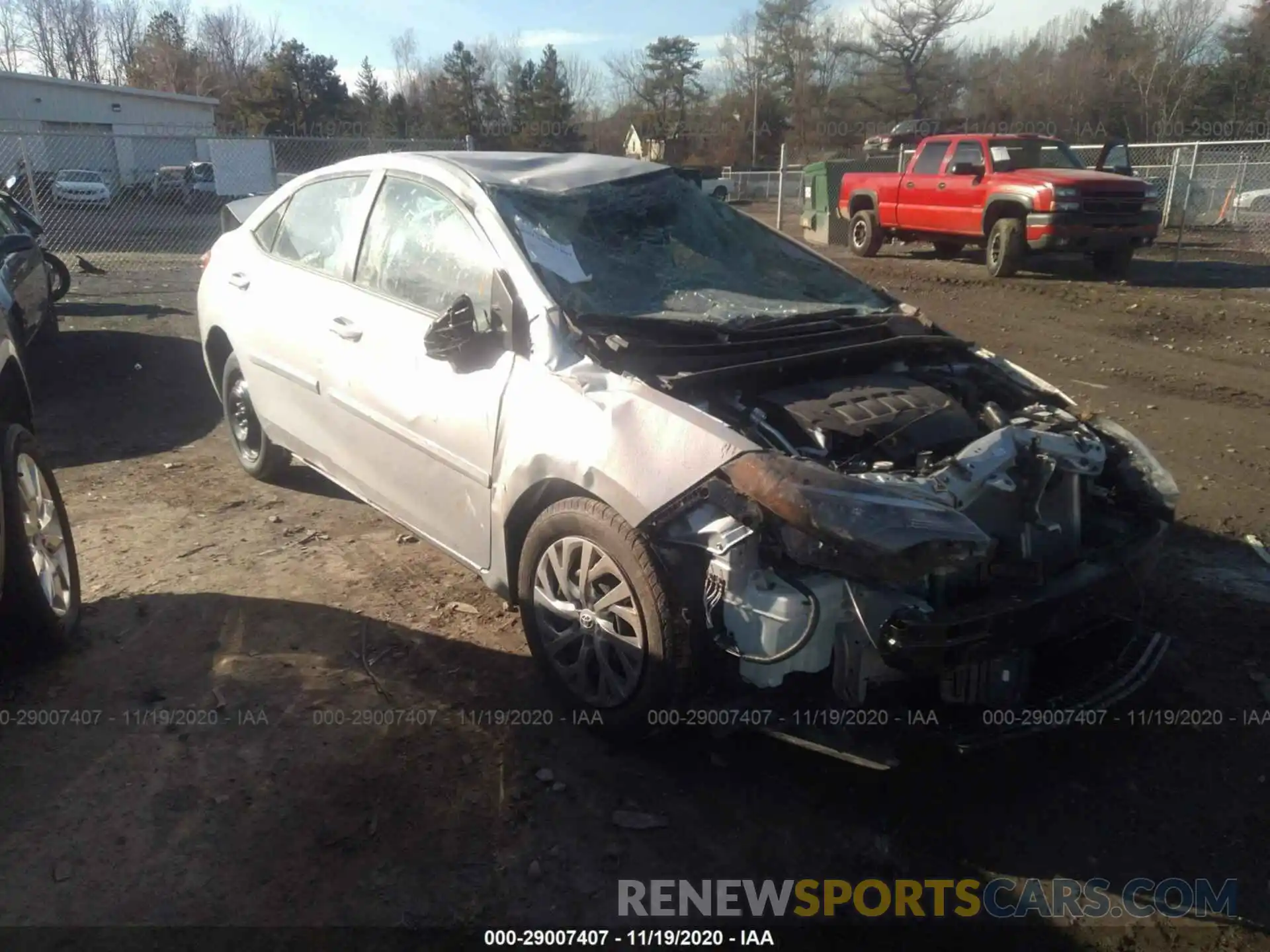 1 Photograph of a damaged car 2T1BURHE9KC212292 TOYOTA COROLLA 2019