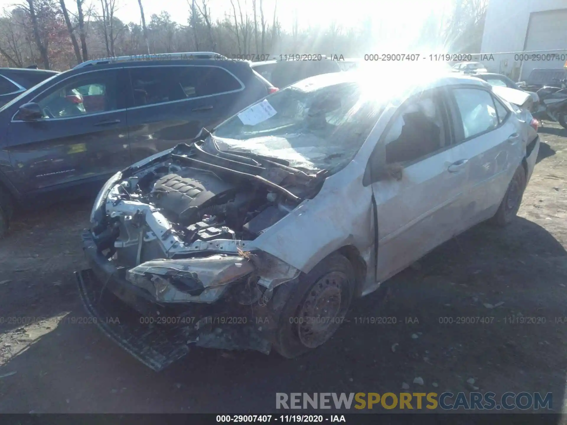 2 Photograph of a damaged car 2T1BURHE9KC212292 TOYOTA COROLLA 2019