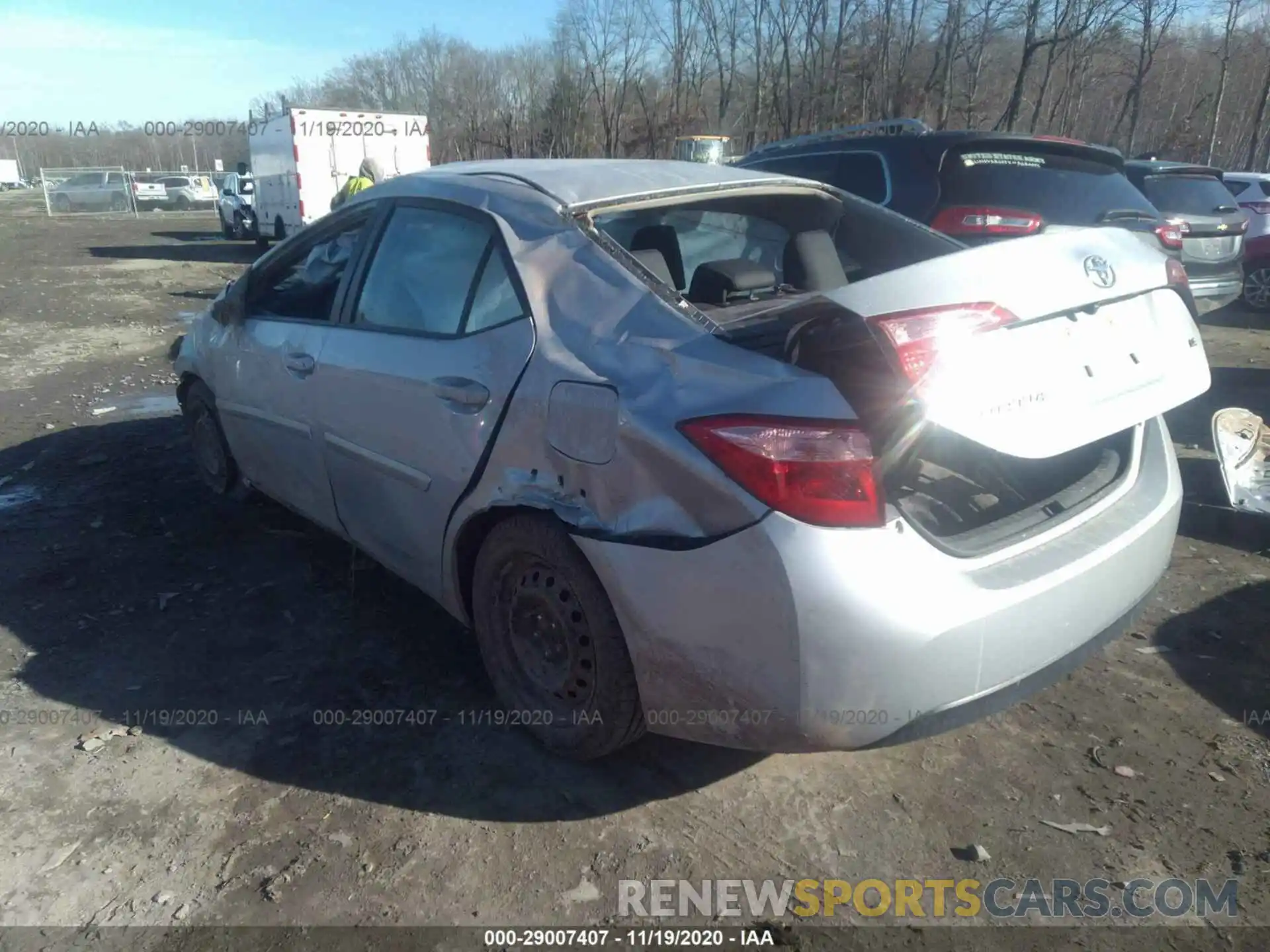 3 Photograph of a damaged car 2T1BURHE9KC212292 TOYOTA COROLLA 2019