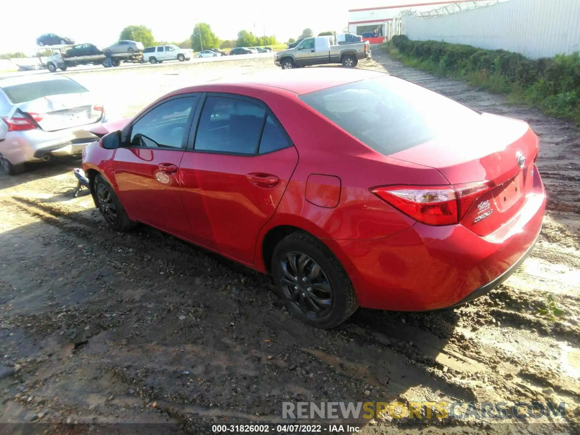 3 Photograph of a damaged car 2T1BURHE9KC212356 TOYOTA COROLLA 2019