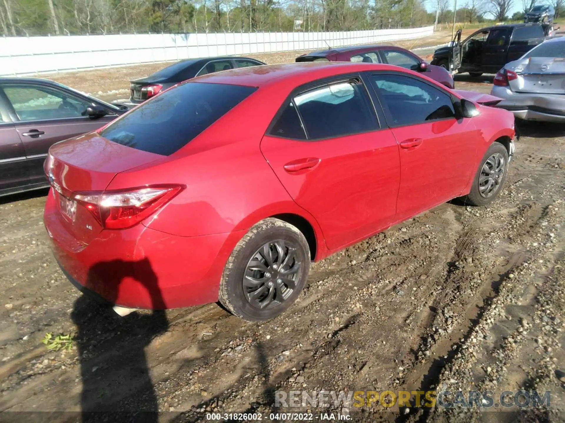 4 Photograph of a damaged car 2T1BURHE9KC212356 TOYOTA COROLLA 2019