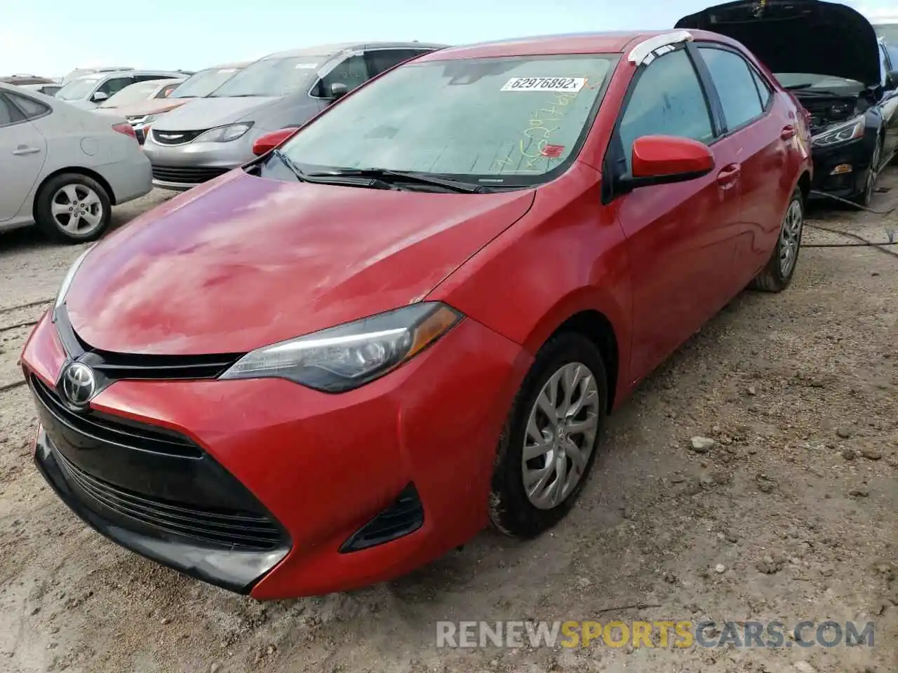 2 Photograph of a damaged car 2T1BURHE9KC212437 TOYOTA COROLLA 2019