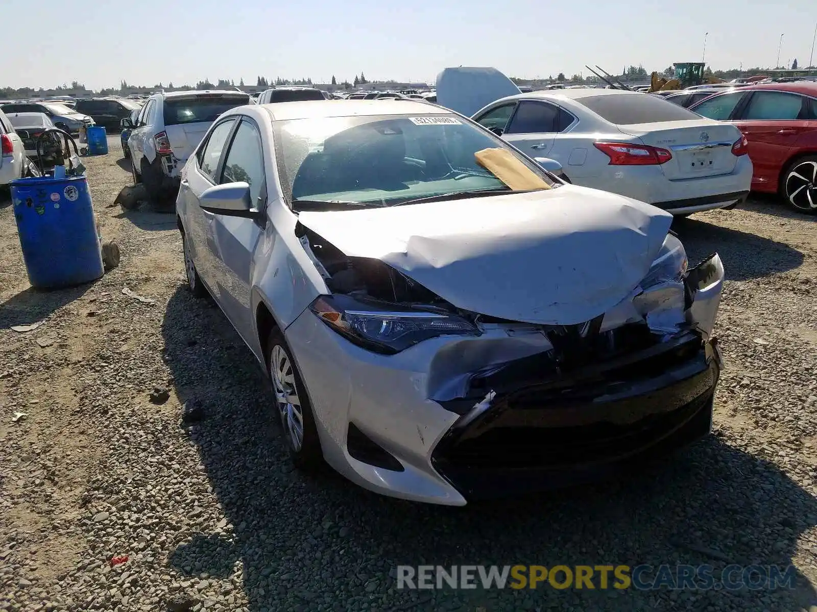 1 Photograph of a damaged car 2T1BURHE9KC212549 TOYOTA COROLLA 2019