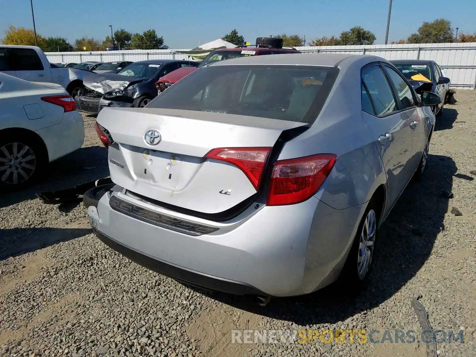 4 Photograph of a damaged car 2T1BURHE9KC212549 TOYOTA COROLLA 2019