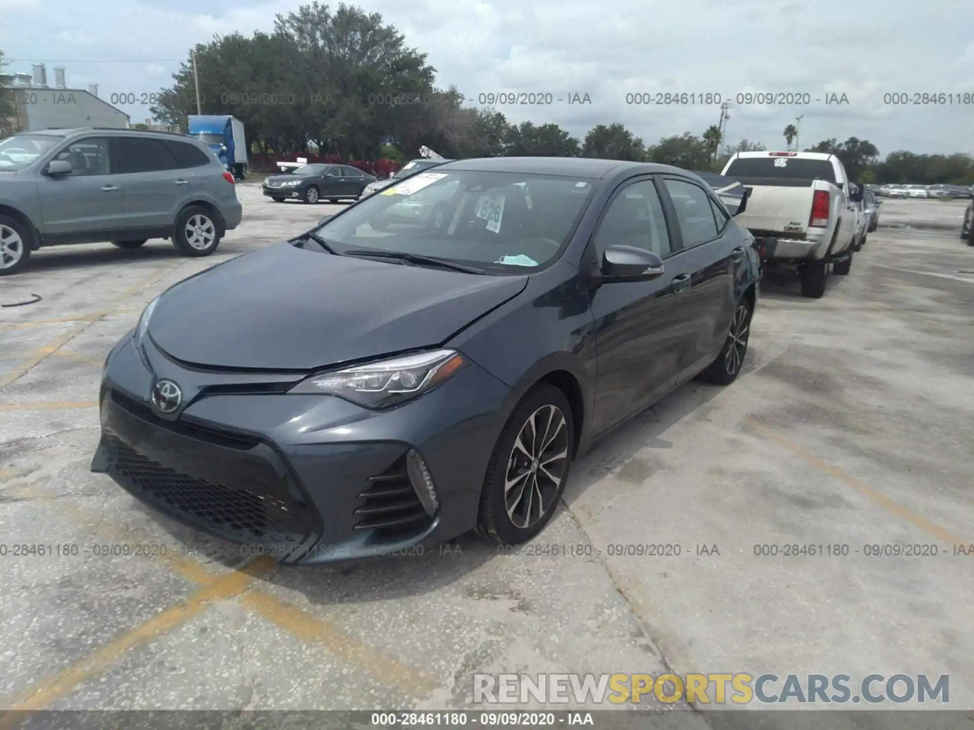 2 Photograph of a damaged car 2T1BURHE9KC212552 TOYOTA COROLLA 2019