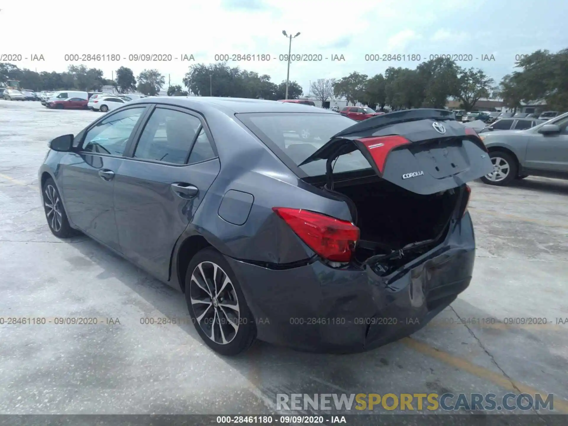 3 Photograph of a damaged car 2T1BURHE9KC212552 TOYOTA COROLLA 2019