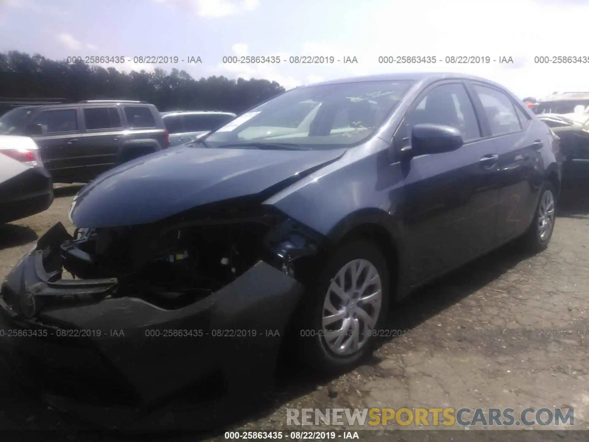 2 Photograph of a damaged car 2T1BURHE9KC212972 TOYOTA COROLLA 2019