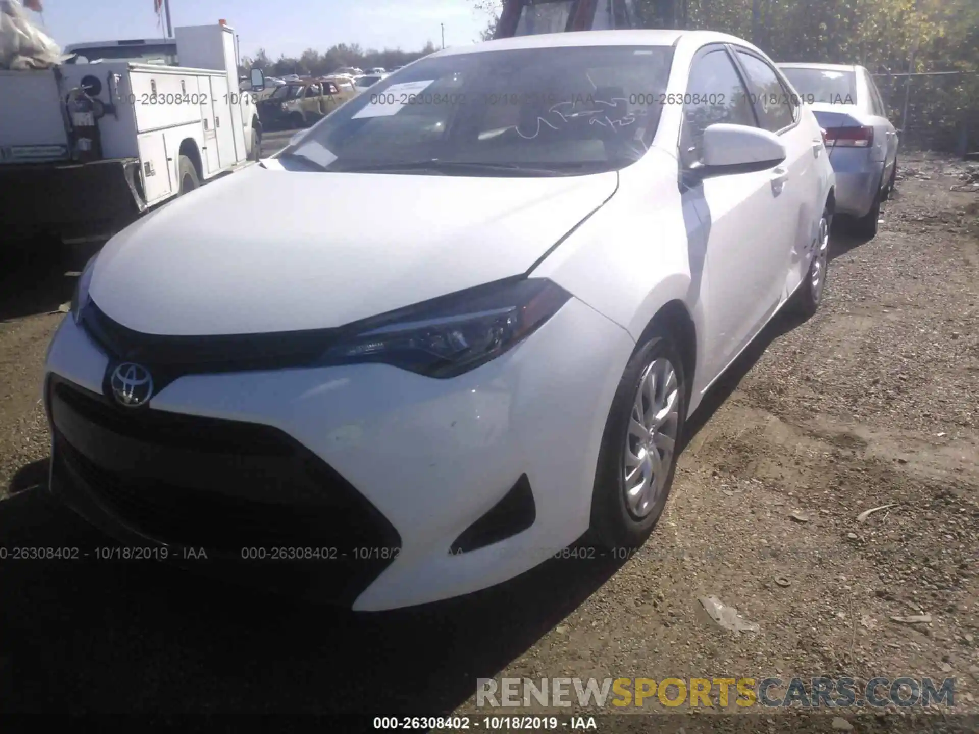 2 Photograph of a damaged car 2T1BURHE9KC213099 TOYOTA COROLLA 2019