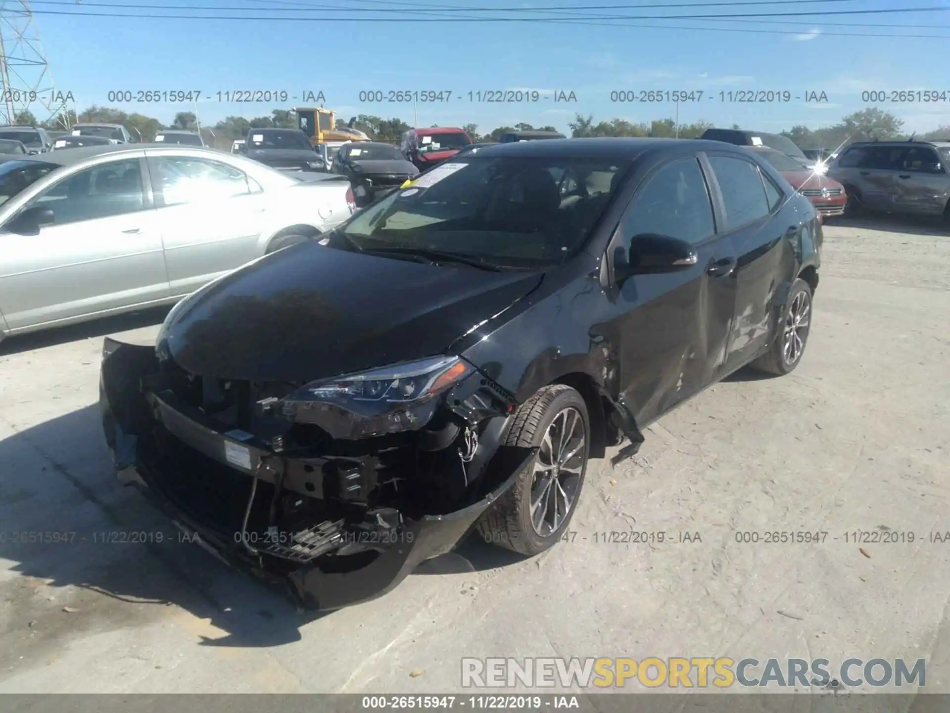 2 Photograph of a damaged car 2T1BURHE9KC213569 TOYOTA COROLLA 2019