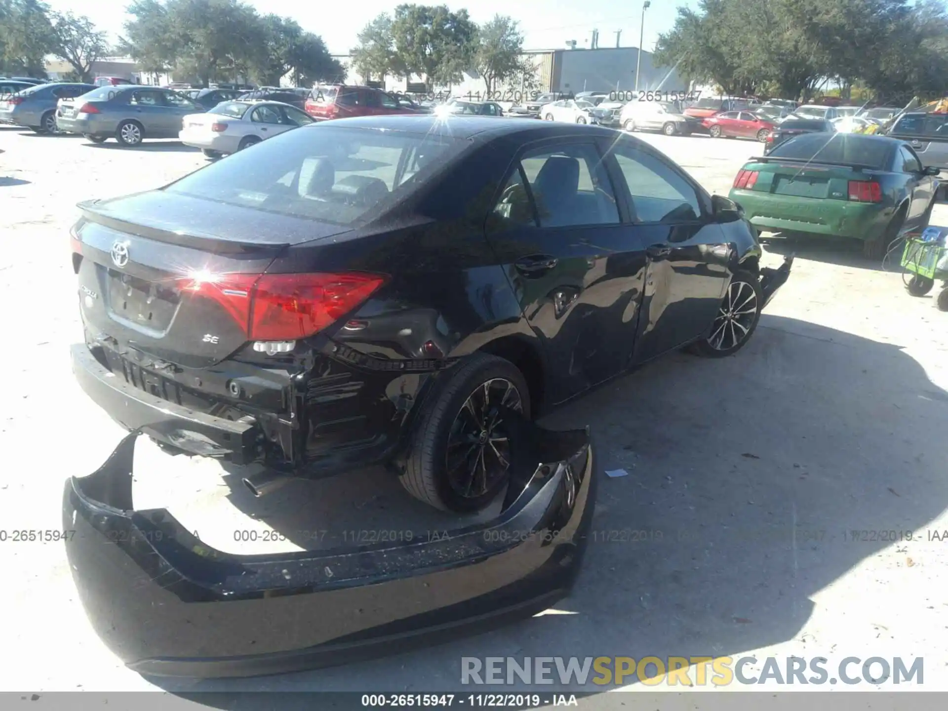 4 Photograph of a damaged car 2T1BURHE9KC213569 TOYOTA COROLLA 2019