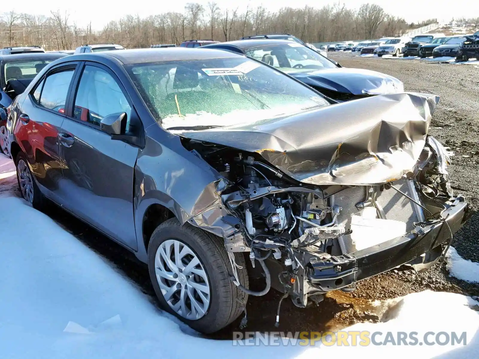 1 Photograph of a damaged car 2T1BURHE9KC213927 TOYOTA COROLLA 2019