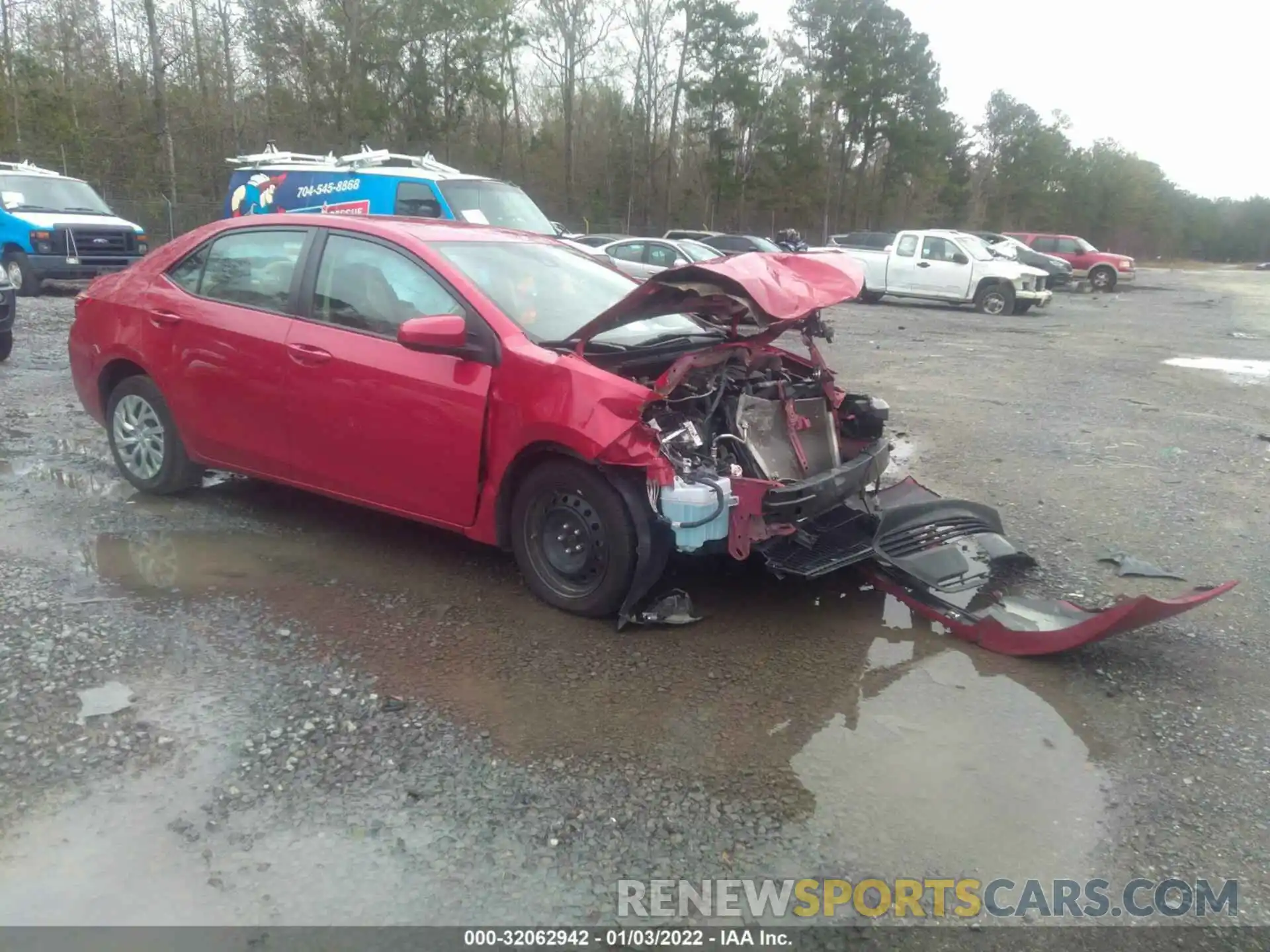 1 Photograph of a damaged car 2T1BURHE9KC214155 TOYOTA COROLLA 2019