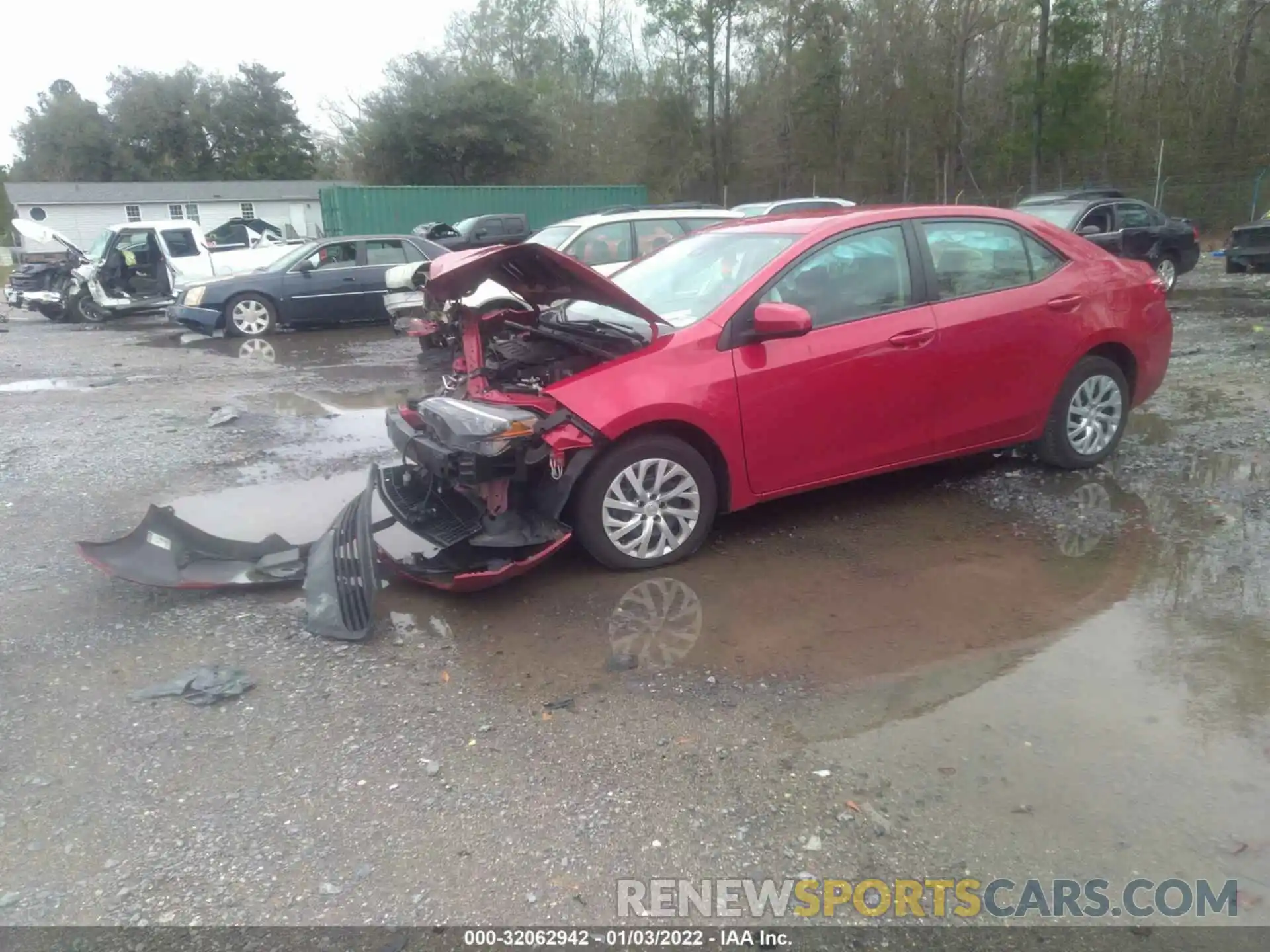 2 Photograph of a damaged car 2T1BURHE9KC214155 TOYOTA COROLLA 2019