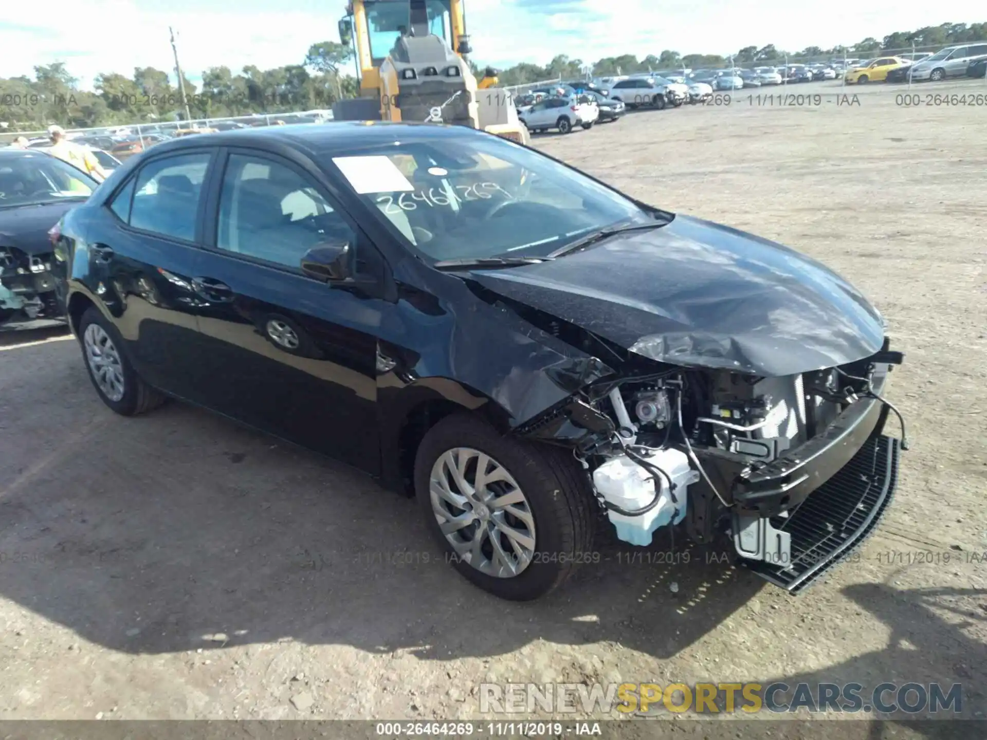 1 Photograph of a damaged car 2T1BURHE9KC214169 TOYOTA COROLLA 2019