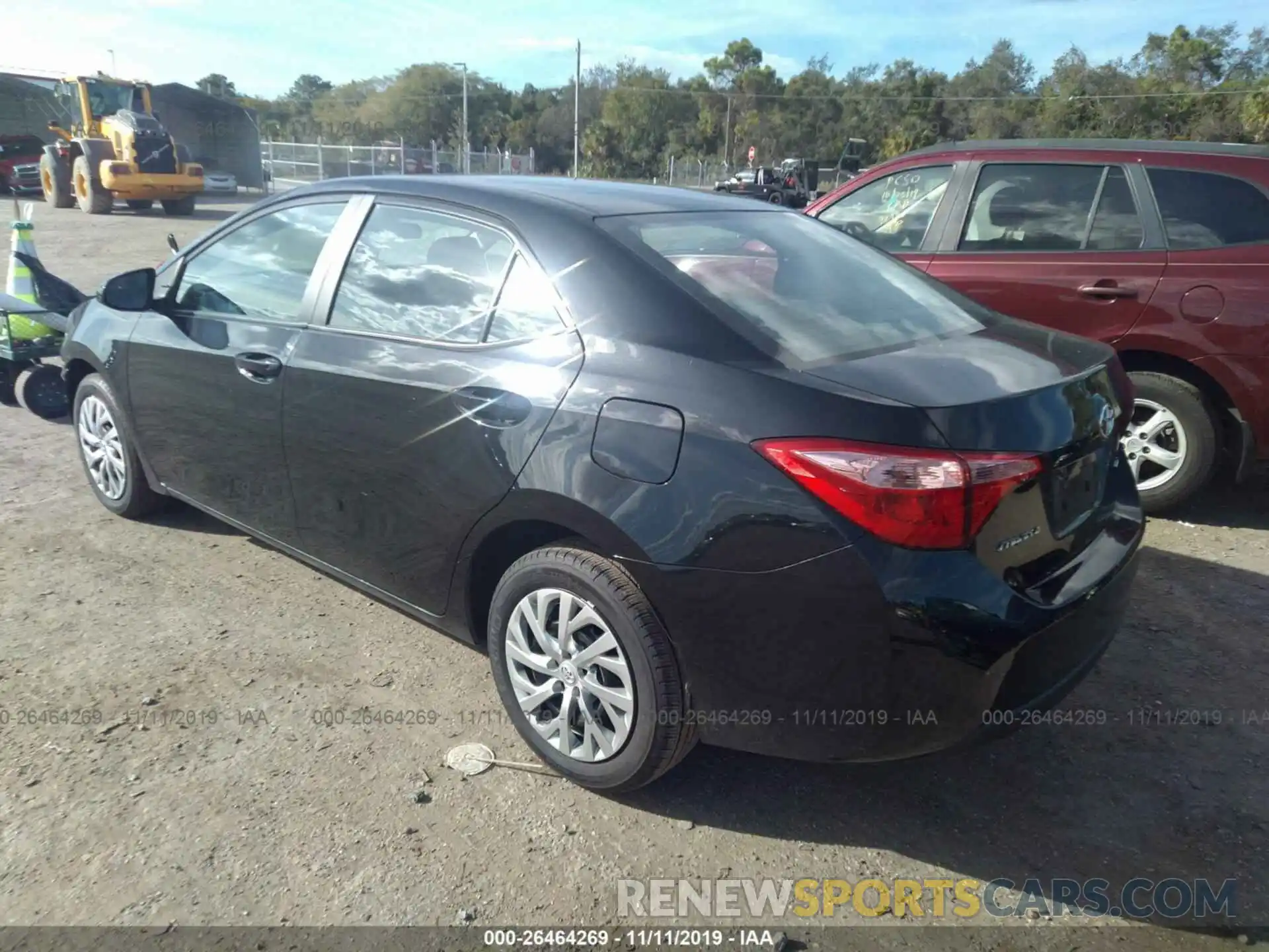 3 Photograph of a damaged car 2T1BURHE9KC214169 TOYOTA COROLLA 2019