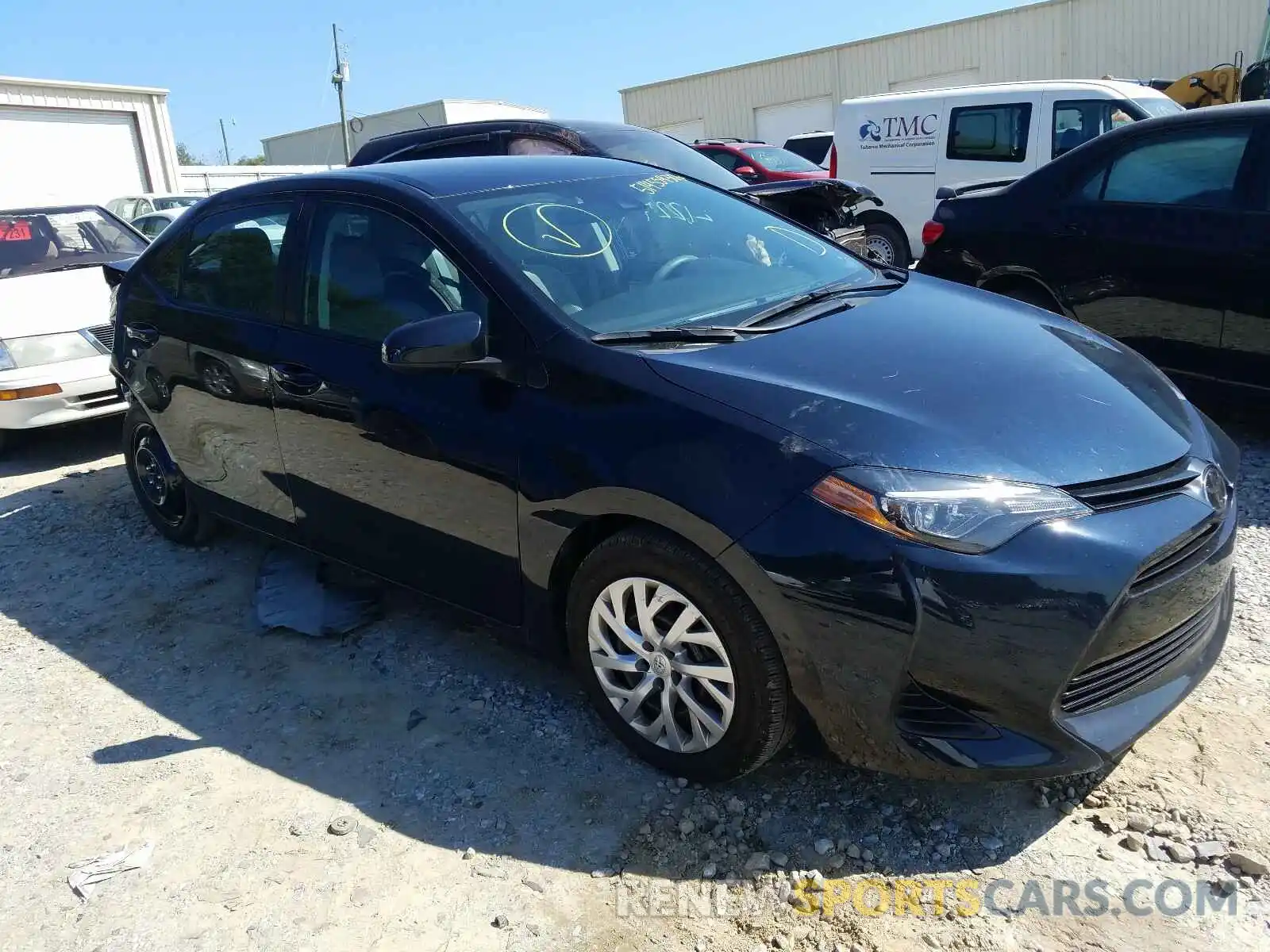 1 Photograph of a damaged car 2T1BURHE9KC214253 TOYOTA COROLLA 2019