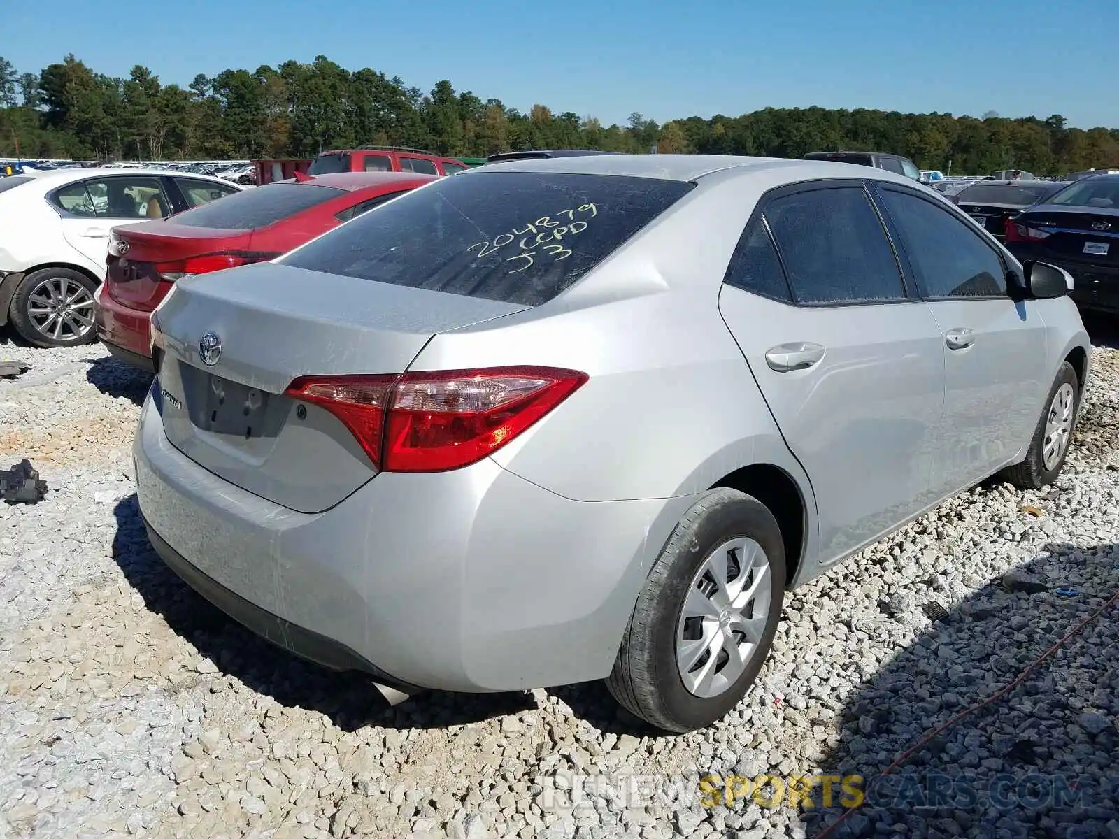 4 Photograph of a damaged car 2T1BURHE9KC214267 TOYOTA COROLLA 2019