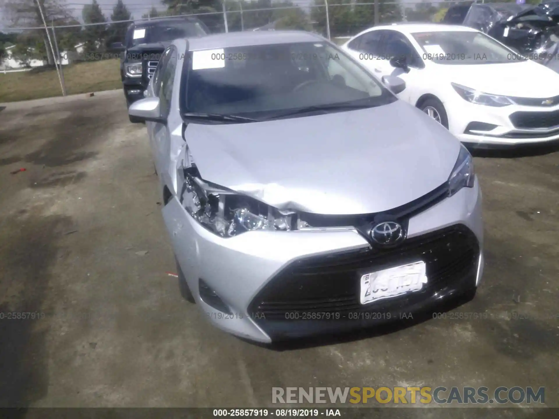 6 Photograph of a damaged car 2T1BURHE9KC214480 TOYOTA COROLLA 2019