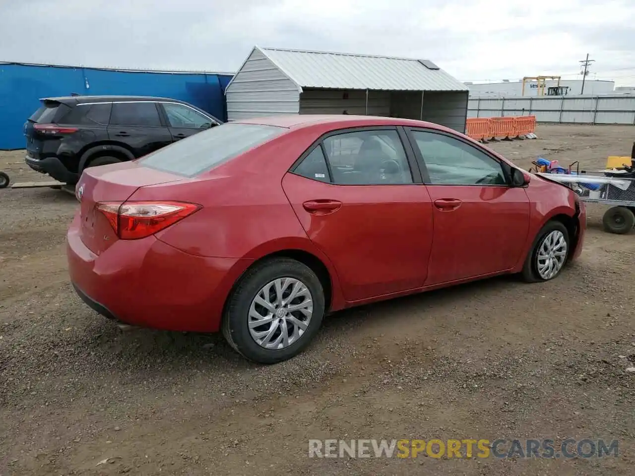 4 Photograph of a damaged car 2T1BURHE9KC215970 TOYOTA COROLLA 2019